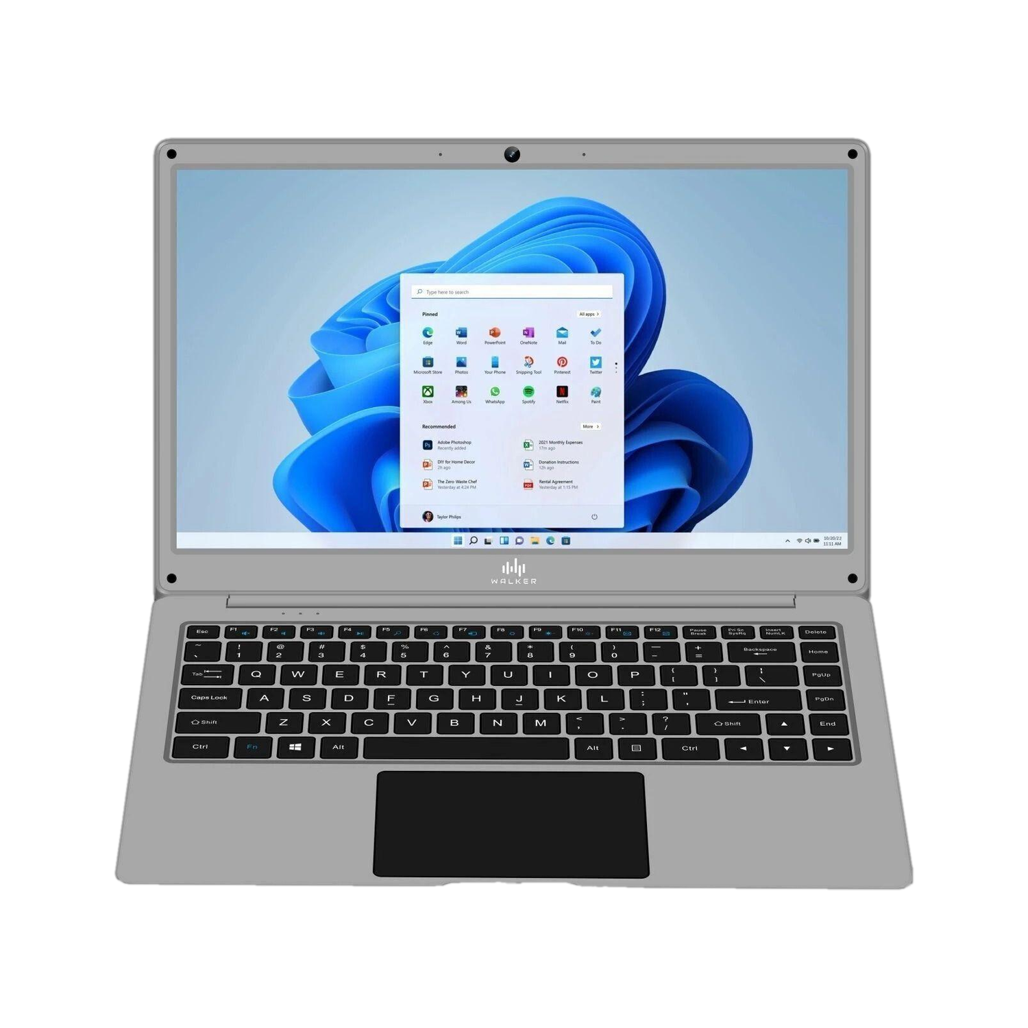 walker Intel Celeron Dual Core N4020 - (4 GB/128 GB SSD/Windows 11 Home) NU14A1 Thin and Light Laptop - Image 1