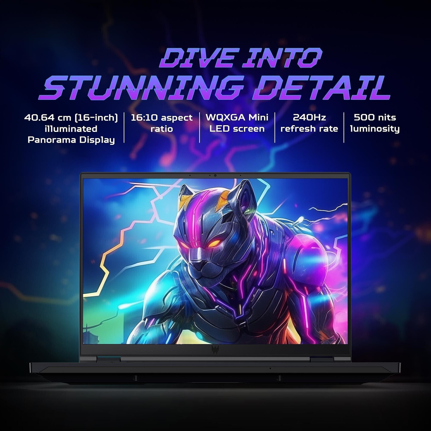 Image of Acer Predator Helios 16 Intel Core i9 14th Gen 14900HX - (32 GB /1 TB SSD /Windows 11 Home /12 GB Graphics /NVIDIA GeForce RTX 4080) PH16-72 Gaming Laptop