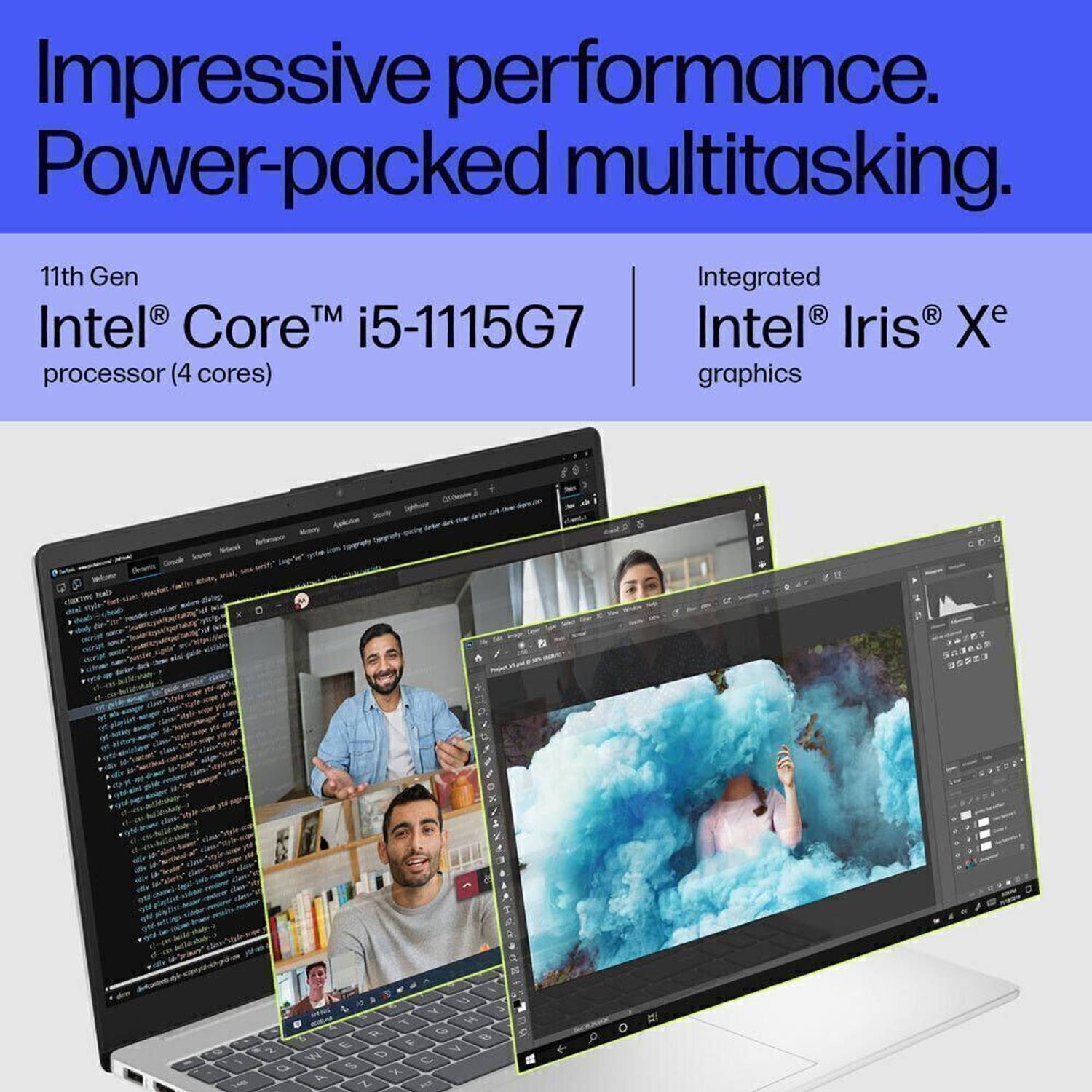 HP 15s Intel Core i5 11th Gen 1155G7 - (16 GB/512 GB SSD/Windows