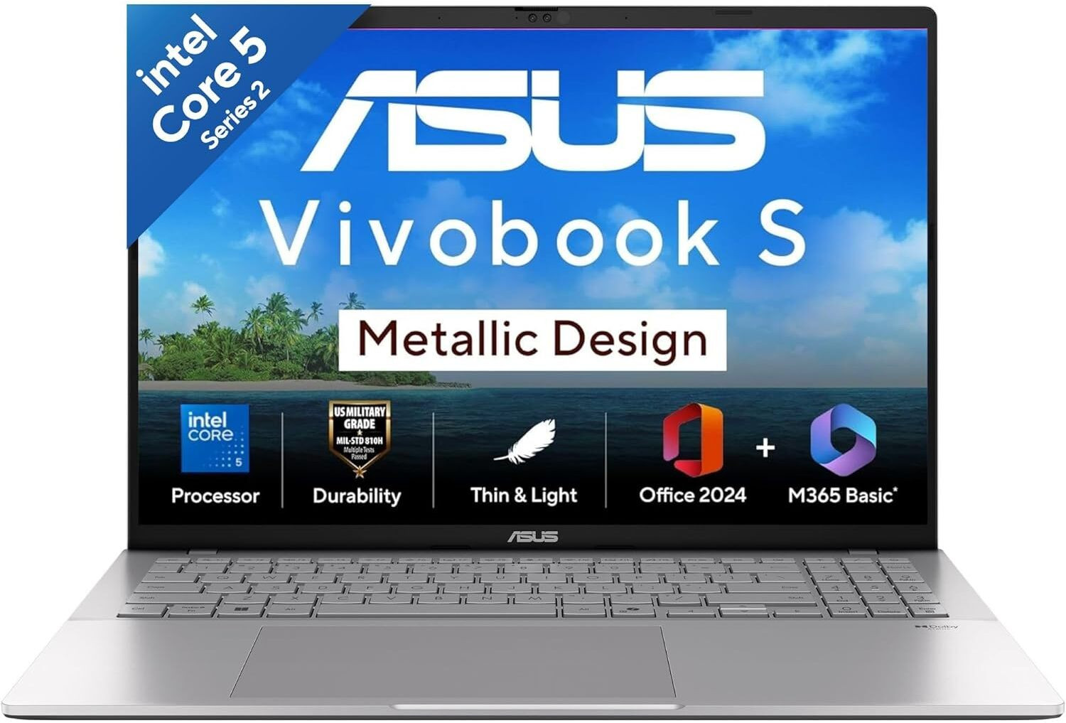 Image of ASUS Core 5 Processor 210H (i5 14th Gen) Intel Core 5 Series 2 - (16 GB /512 GB SSD /Windows 11 Home) S3607VA-RP114WS Laptop