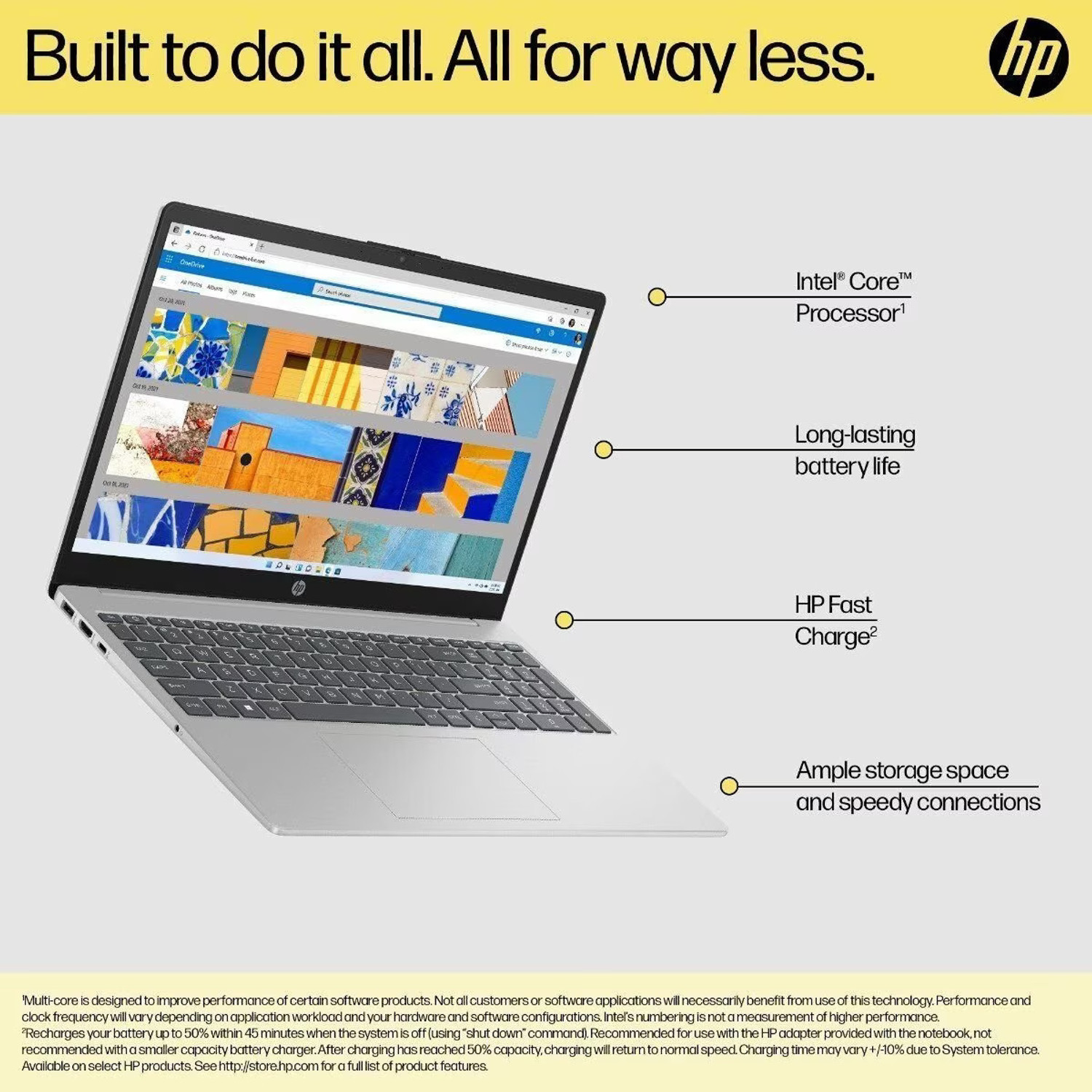 Image of HP Intel Core i3 12th Gen - (8 GB /512 GB SSD /Windows 11 Home) 15s-fq5186TU Thin and Light Laptop