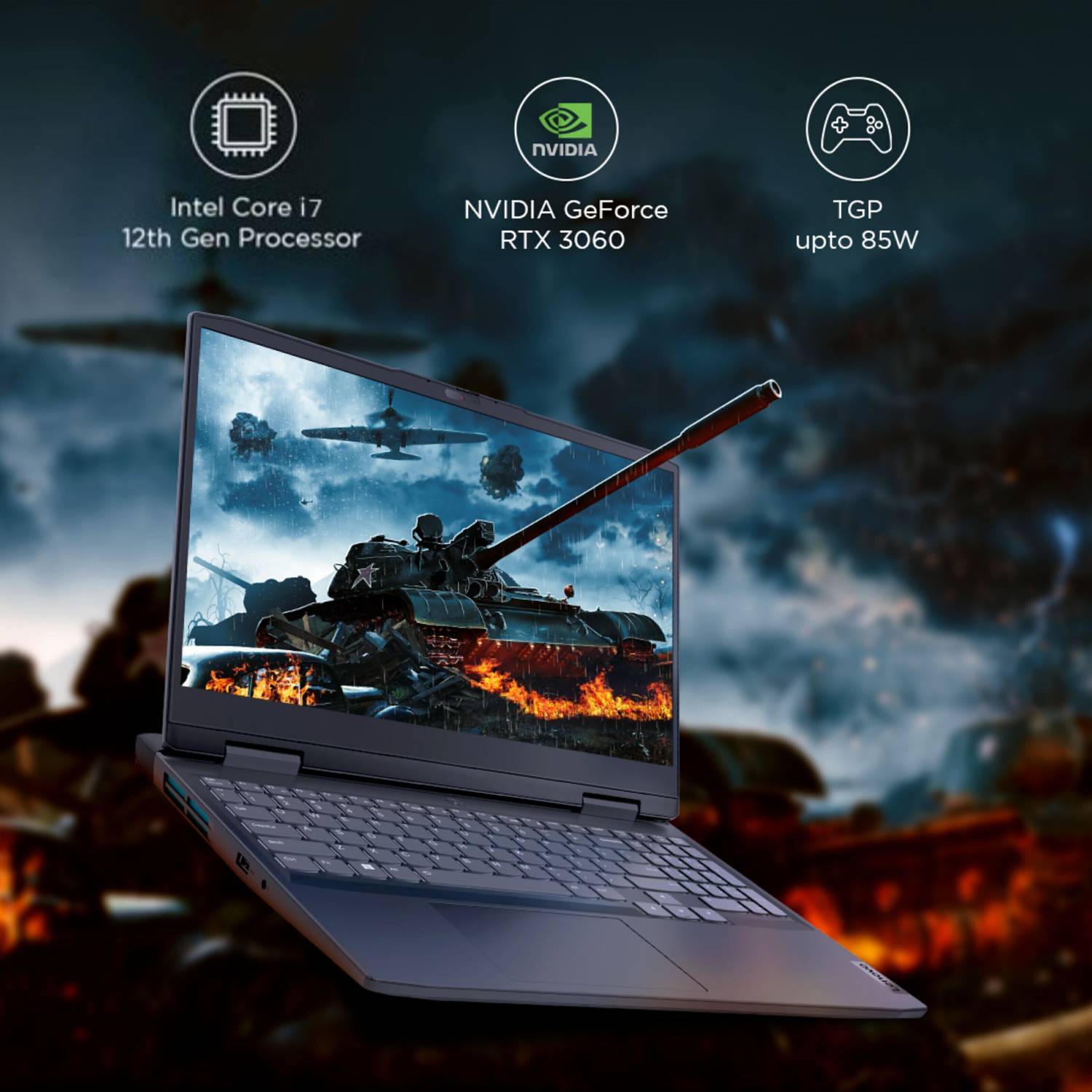 Lenovo IdeaPad Gaming 3 Intel Core i7 12th Gen 12700H - (16 GB/512