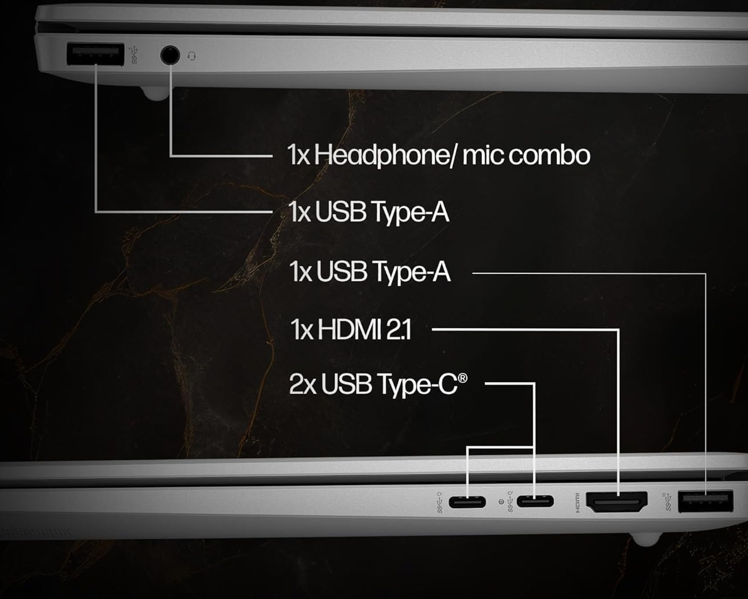 Image of HP HP Smartchoice OmniBook 5 AMD Ryzen 7 Ryzen AI 7 350 - (16 GB /512 GB SSD /Windows 11 Home) ag1048au Thin and Light Laptop