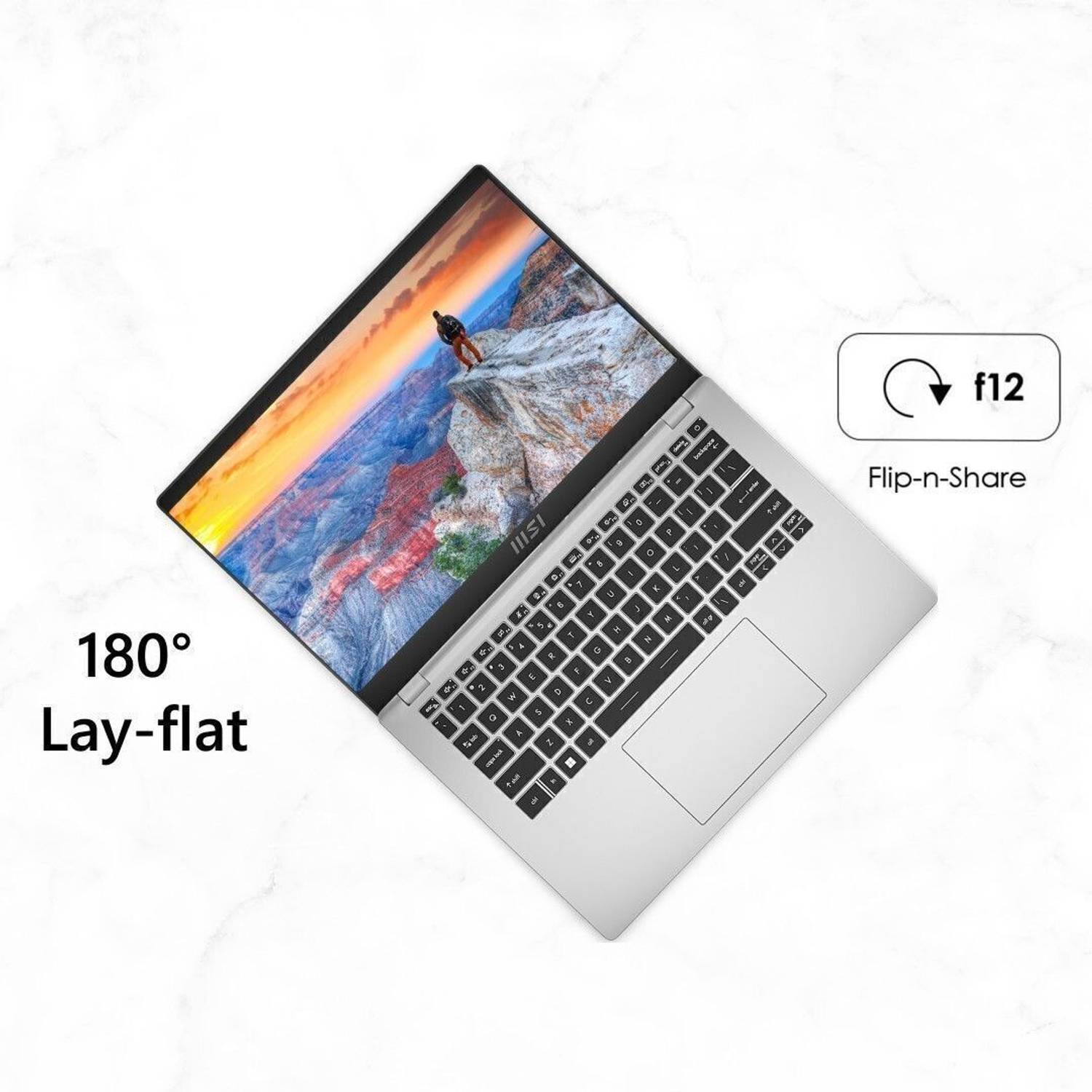 MSI Modern 14 AMD Ryzen 5 7430U Laptop 8GB/512GB SSD - Image 3