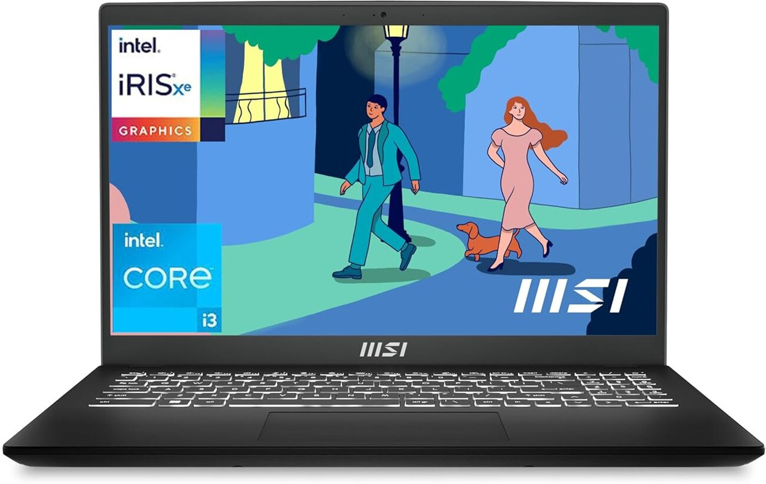 Image of MSI Modern 15 Intel Core i3 12th Gen 1215U - (8 GB /512 GB SSD /Windows 11 Home) MODERN 15 B12MO-1008IN Thin and Light Laptop