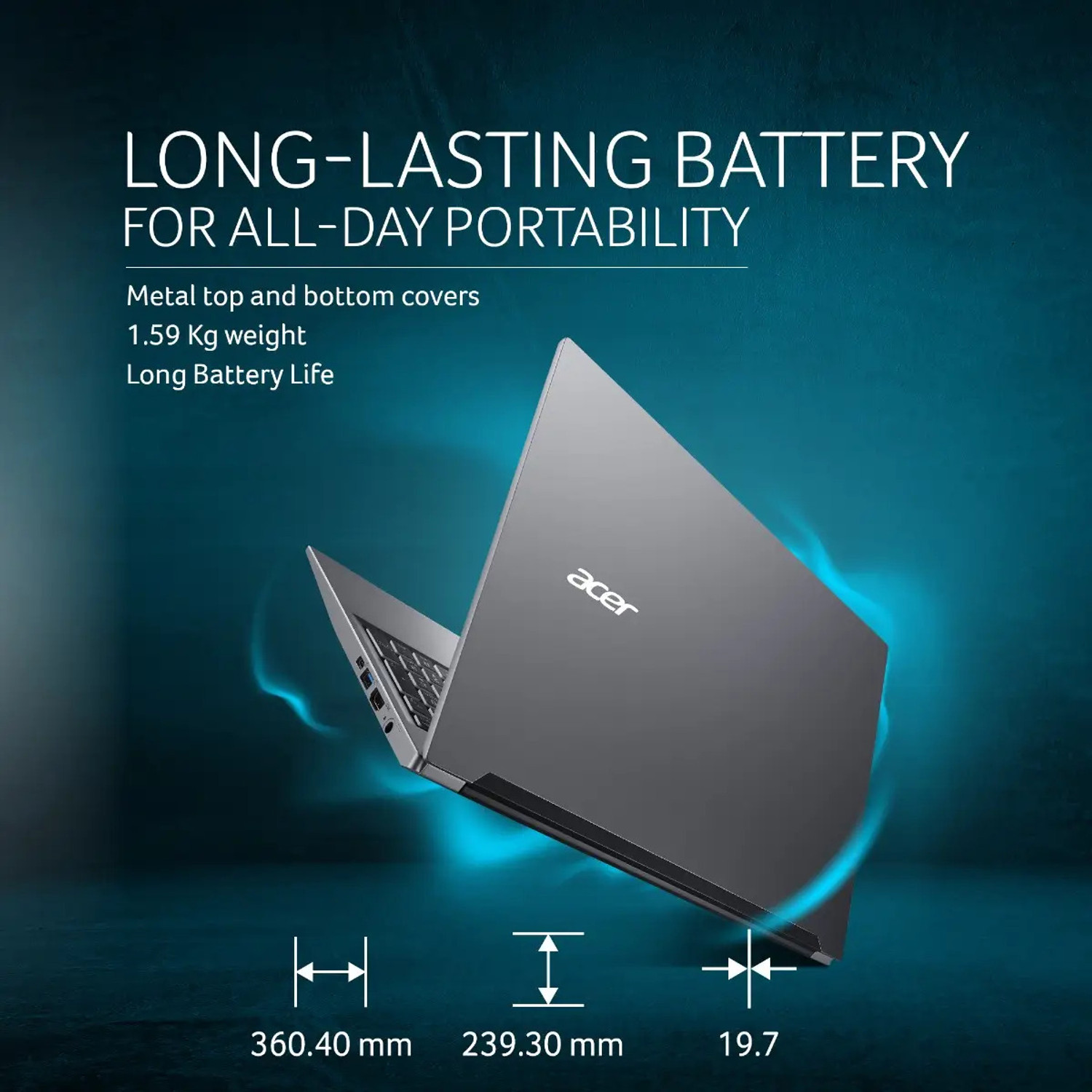 Image of Acer AMD Ryzen 3 5300U processor AMD Ryzen 3 Quad Core 5th Gen Ryzen 3 5300U - (8 GB /512 GB SSD /Windows 11 Home) UN.31ZSI.06W Laptop