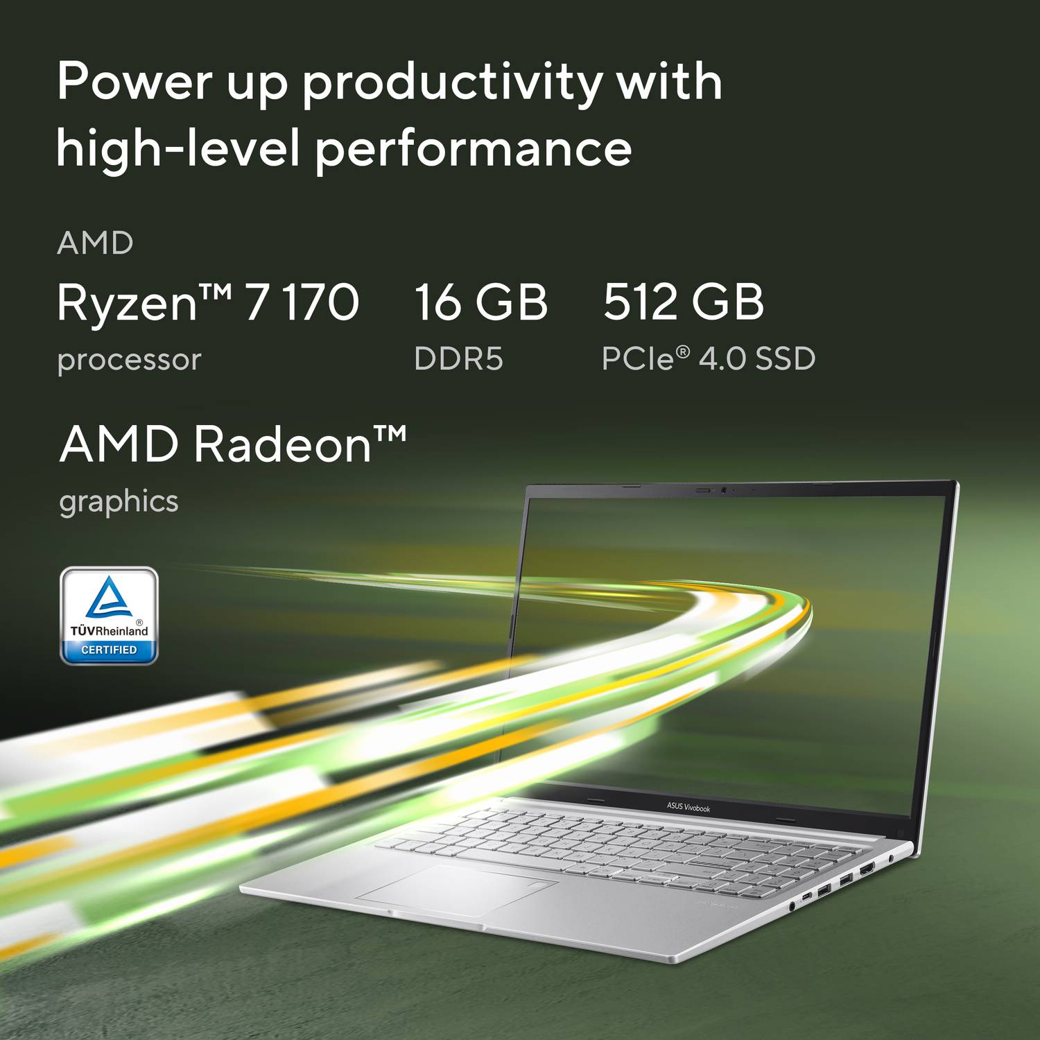 ASUS Vivobook 15 (2026) with Office 2024 + M365 Basic*, AMD Ryzen