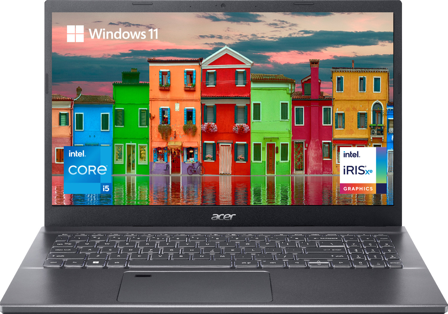 Image of Acer Aspire 5 Intel Core i5 12th Gen 1235U - (8 GB /512 GB SSD /Windows 11 Home) A515-57 Thin and Light Laptop