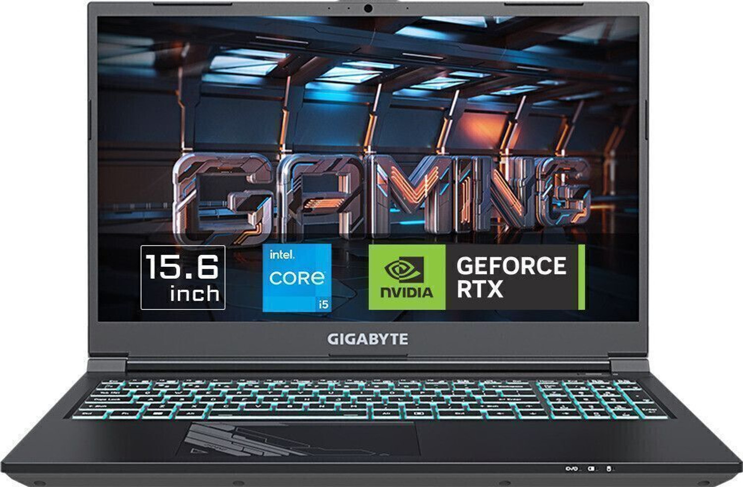 Image of GIGABYTE G Series Intel Core i5 12th Gen 12500H - (16 GB /512 GB SSD /Windows 11 Home /8 GB Graphics /NVIDIA GeForce RTX 4060) G5 KF-E3IN313SH Gaming Laptop