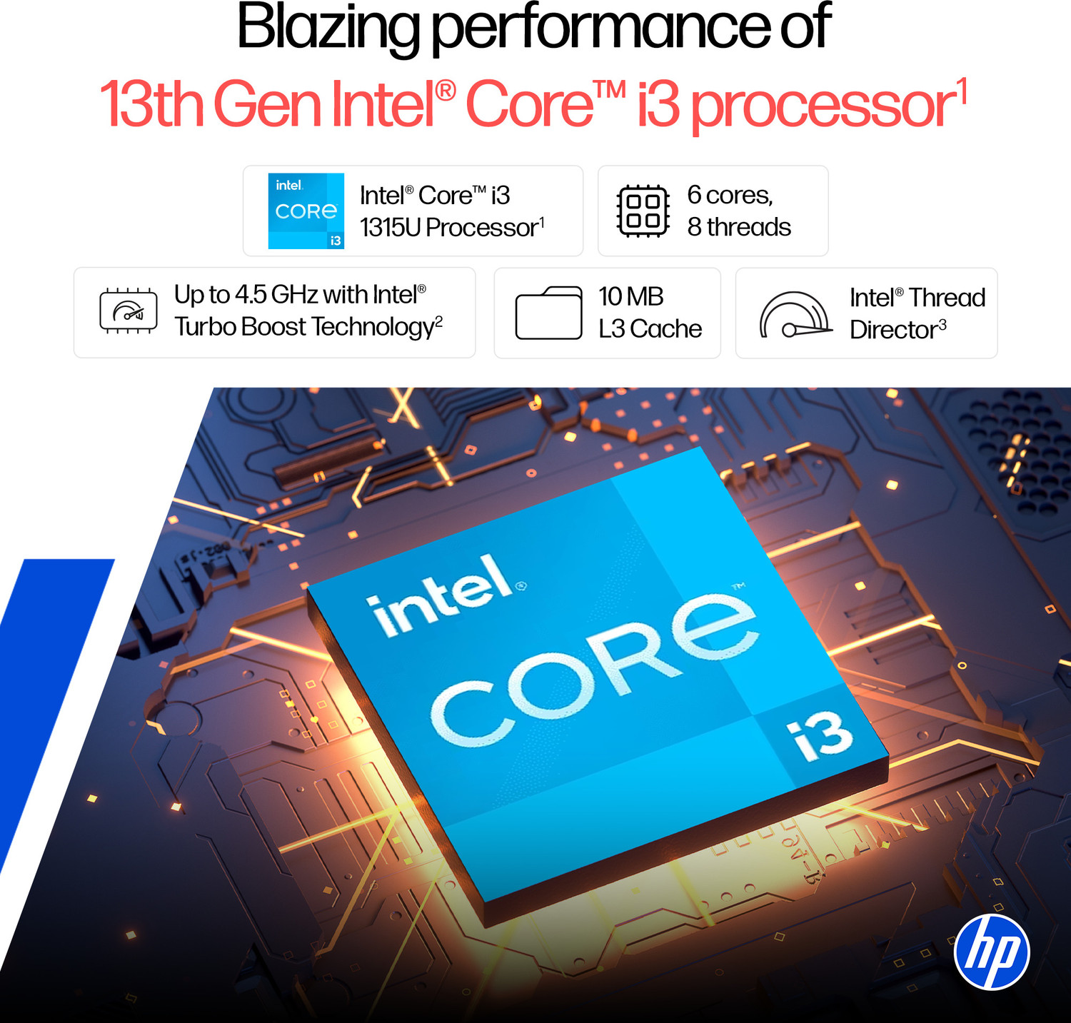 Image of HP Intel Core i3 - (8 GB /512 GB SSD /Windows 11 Home) 14-ep0343TU Thin and Light Laptop