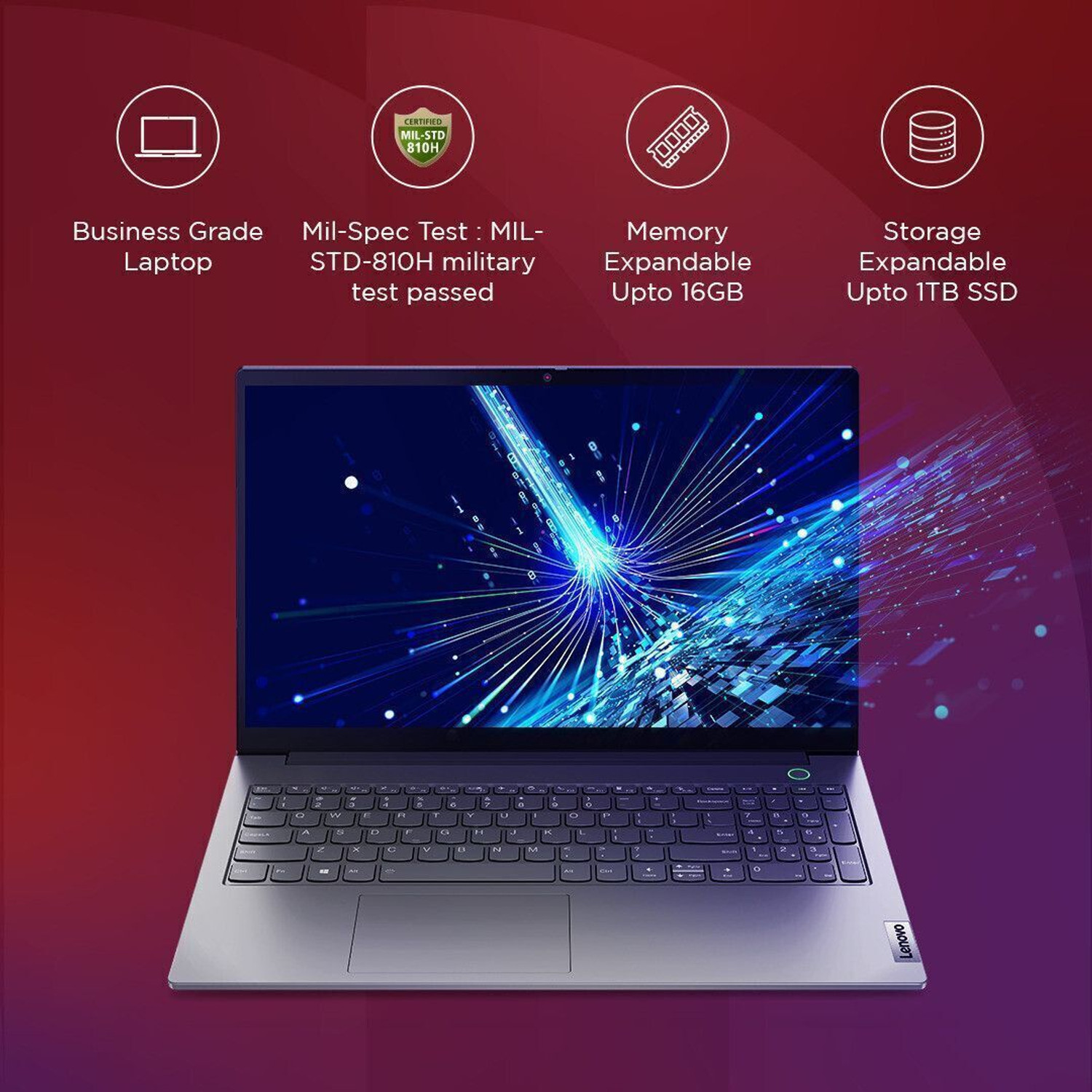 Image of Lenovo ThinkBook 15 G5 AMD Ryzen 5 Hexa Core 7530U - (8 GB /512 GB SSD /Windows 11 Home) Think Book 15 G5 ABP 2 Thin and Light Laptop