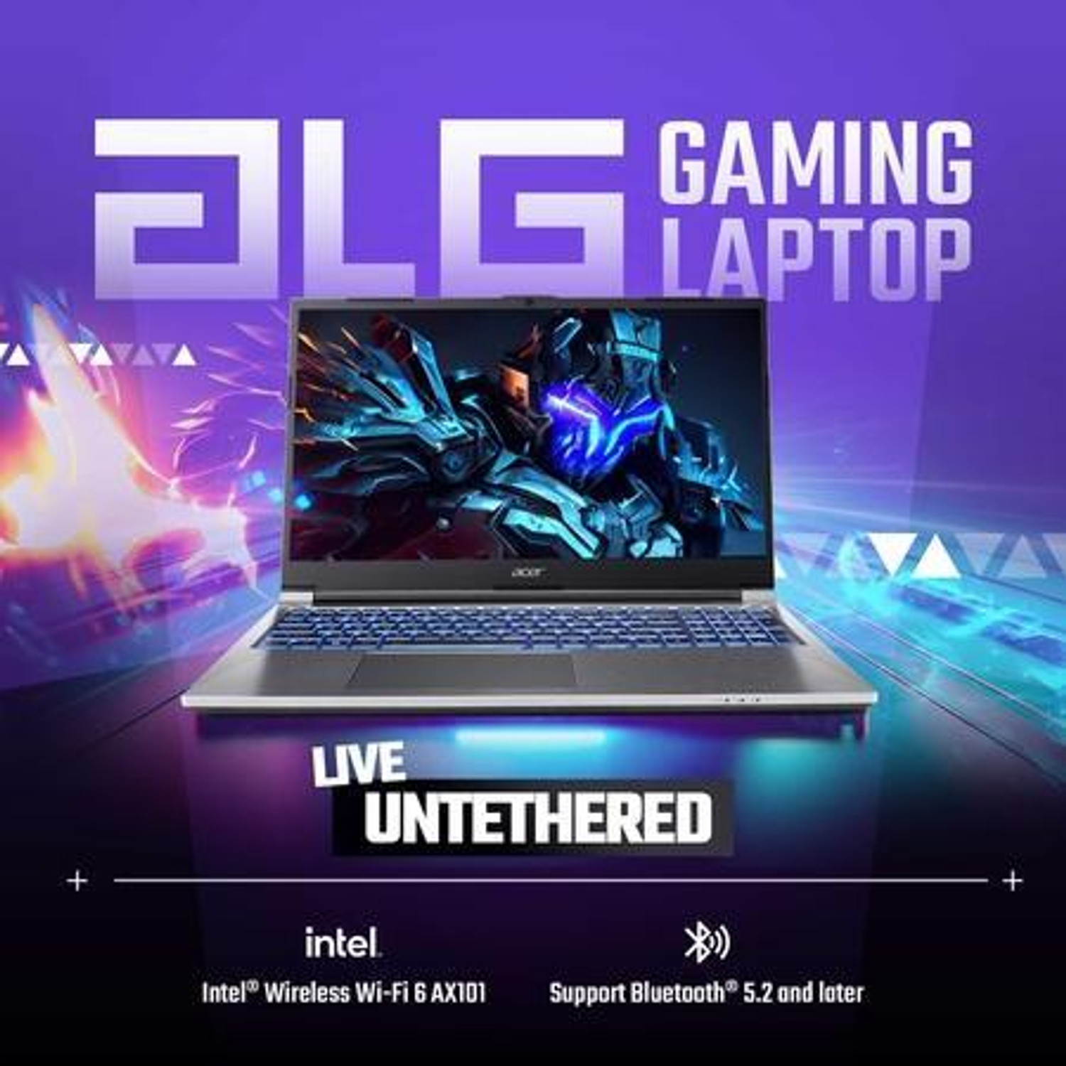 Image of Acer ALG Intel Core i5 13th Gen 13420H - (16 GB /512 GB SSD /Windows 11 Home /6 GB Graphics) AL15G-53 Laptop