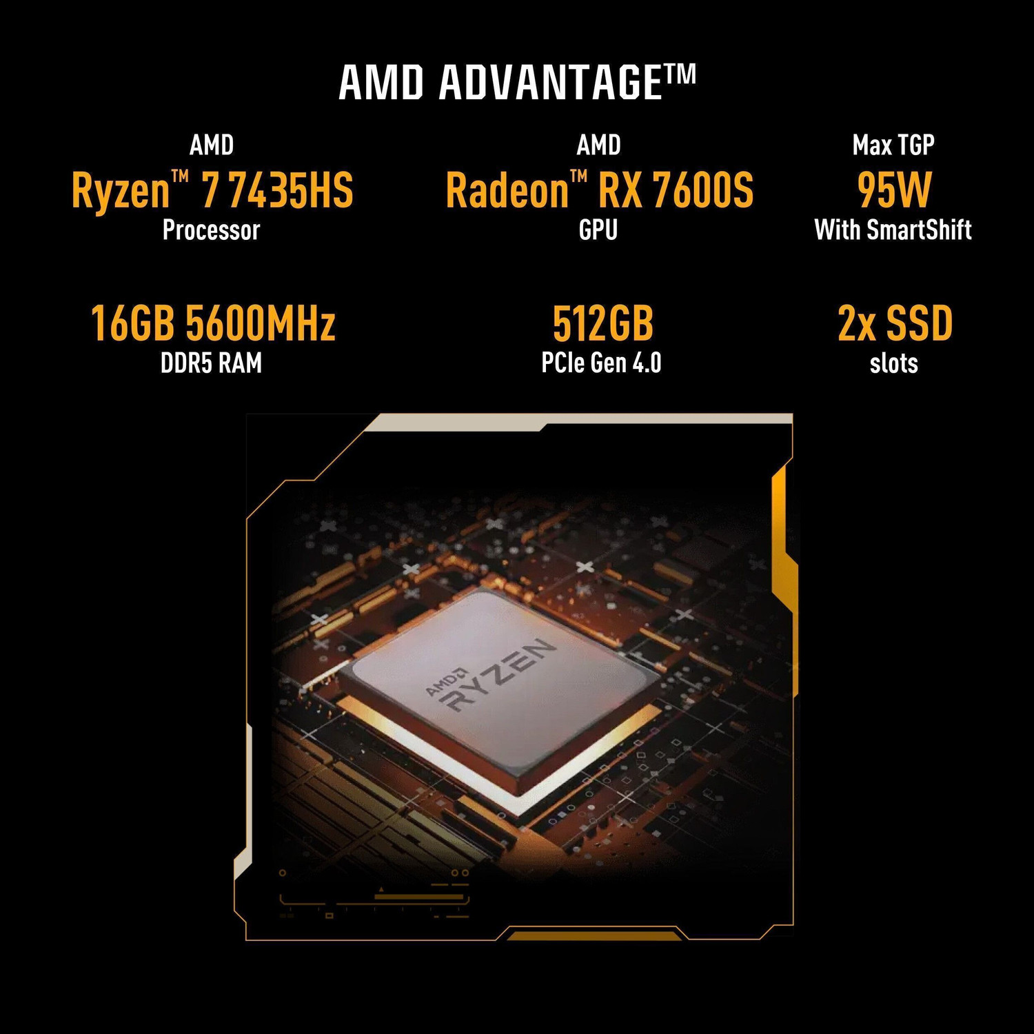 Image of ASUS TUF Gaming A16 Advantage Edition AMD Ryzen 7 Octa Core 7435HS - (16 GB /512 GB SSD /Windows 11 Home /8 GB Graphics /AMD Radeon RX 7600S) FA617NSR-RL083W Gaming Laptop