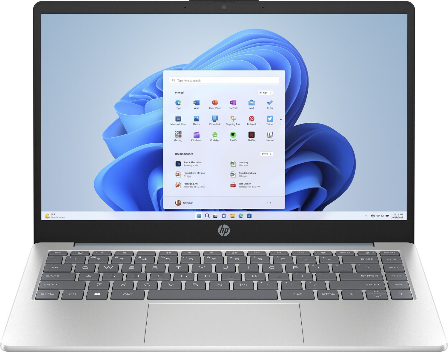 Image of HP Laptop Intel Core i3 13th Gen 1315U - (8 GB /512 GB SSD /Windows 11 Home) 14-gr0000TU Thin and Light Laptop