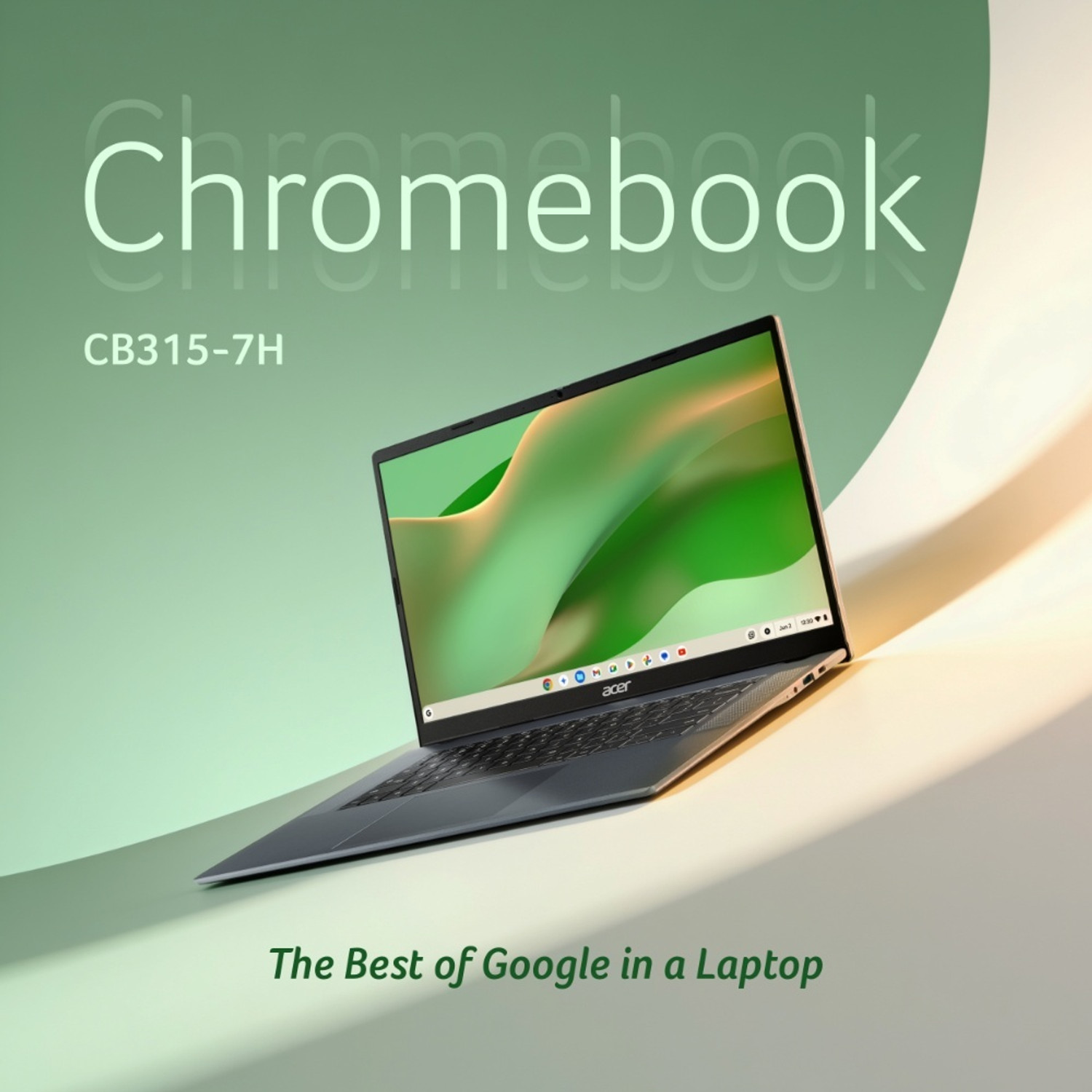 Image of Acer Chromebook Intel Core 3 N50 - (4 GB /64 GB EMMC Storage /Chrome OS) CB315-7H Chromebook