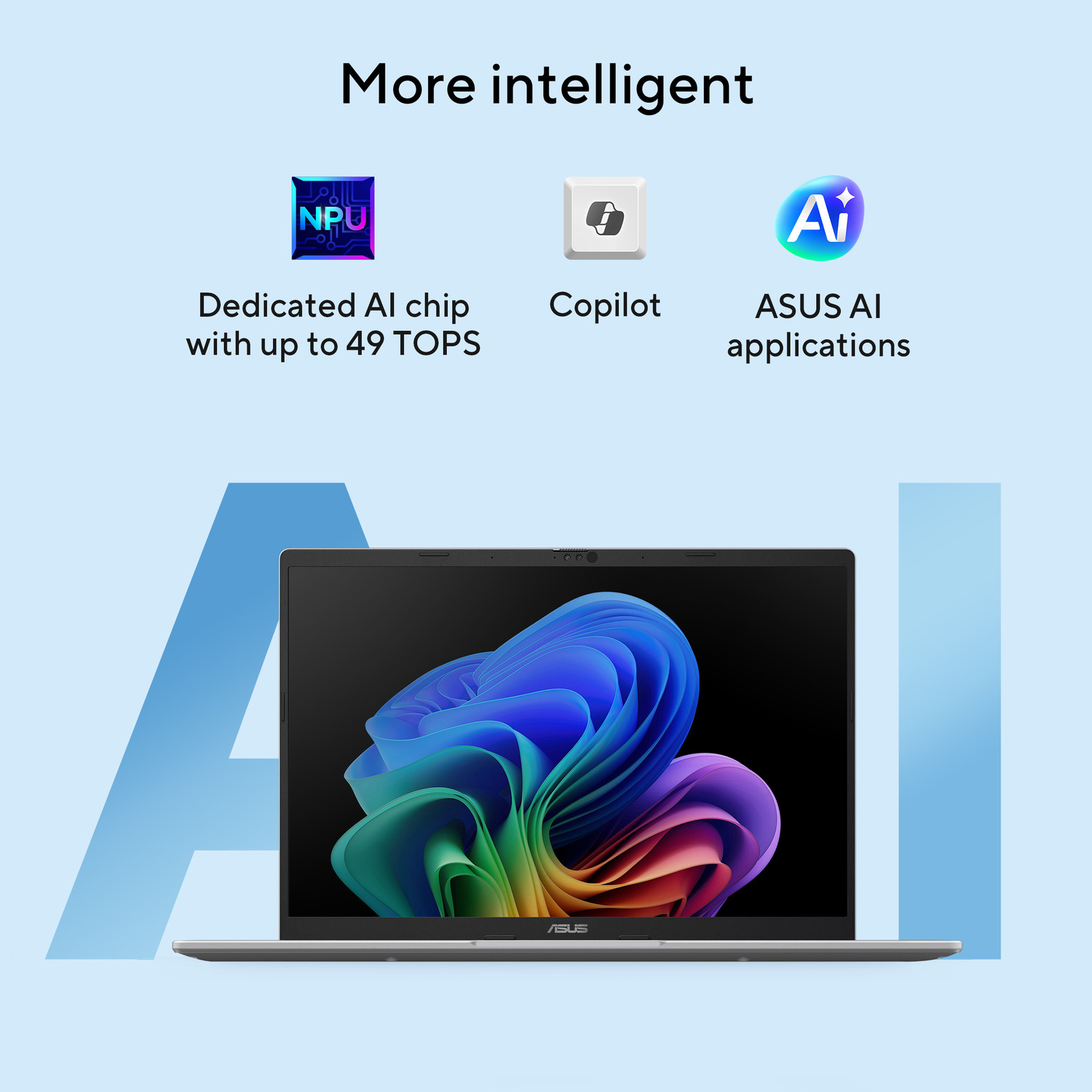 Image of ASUS Vivobook S14 OLED (2026) AI PC with Office 2024 + M365 Basic*, Copilot+ PC Intel Core Ultra 7 Series 3 355 - (16 GB /1 TB SSD /Windows 11 Home) S3407AA-SF061WS Thin and Light Laptop