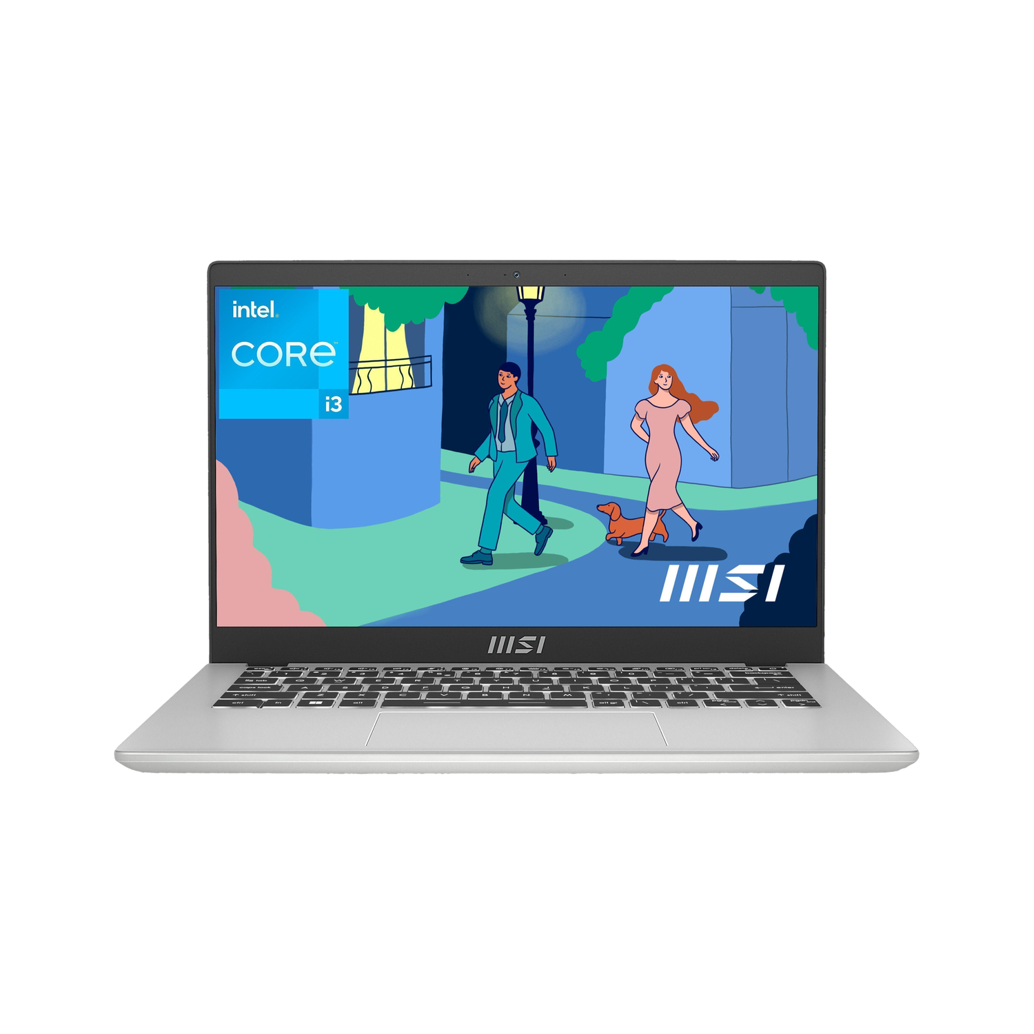 MSI Modern 14 Intel Core i3 12th Gen 1215U - (8 GB/512 GB SSD/Windows 11 Home) Modern 14 C12M-445IN / Modern 14 C12MO-1022IN Thin and Light Laptop