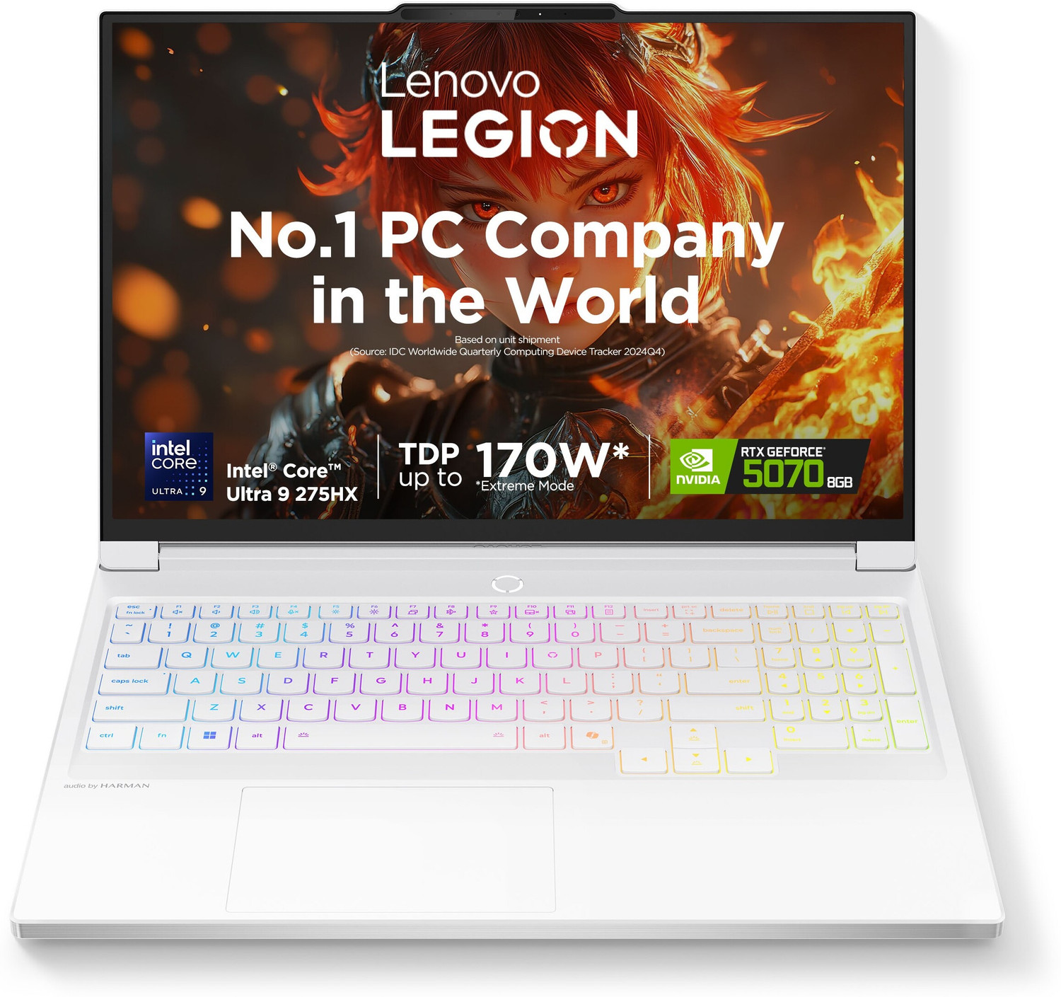 Image of Lenovo Legion 7 Intel Core Ultra 9 275HX - (32 GB /1 TB SSD /Windows 11 Home /8 GB Graphics /NVIDIA GeForce RTX 5070) 16IAX10 Gaming Laptop