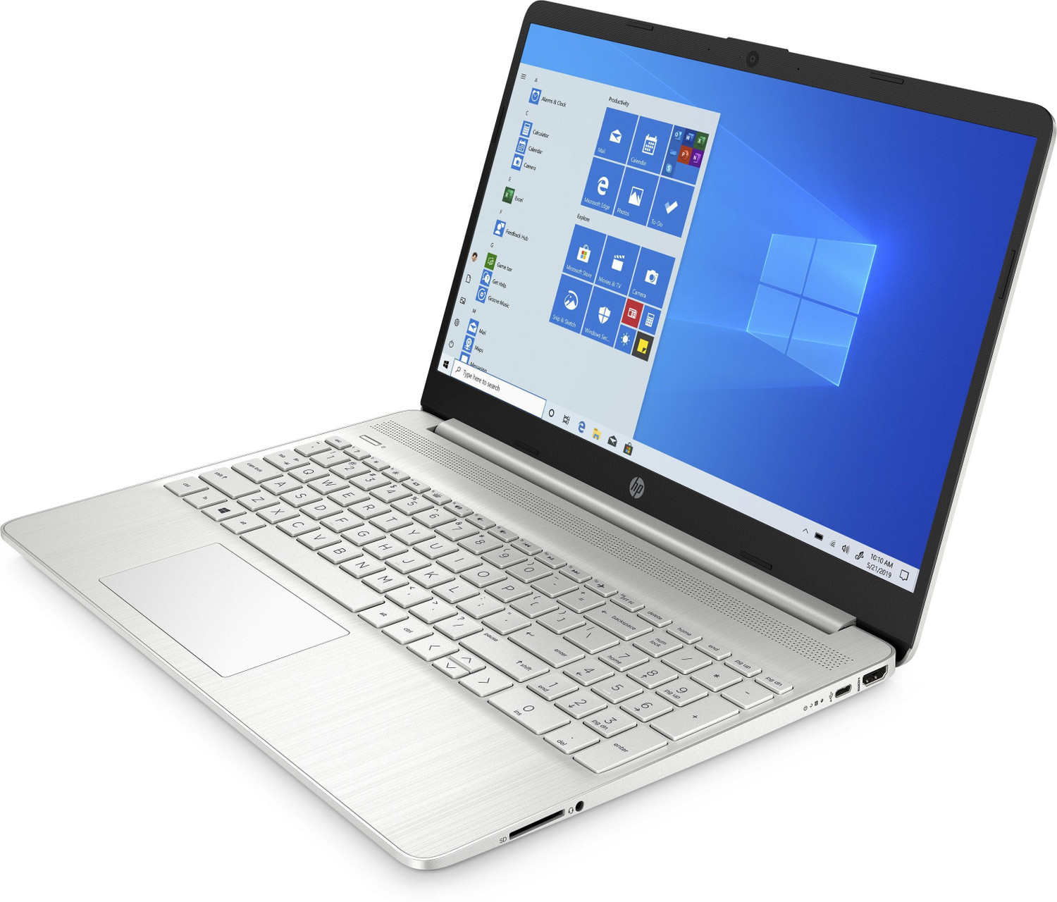 Image of HP 15s AMD Ryzen 5 Hexa Core 4500U - (8 GB /256 GB SSD /Windows 10 Home) 15s-ey1004AU Thin and Light Laptop