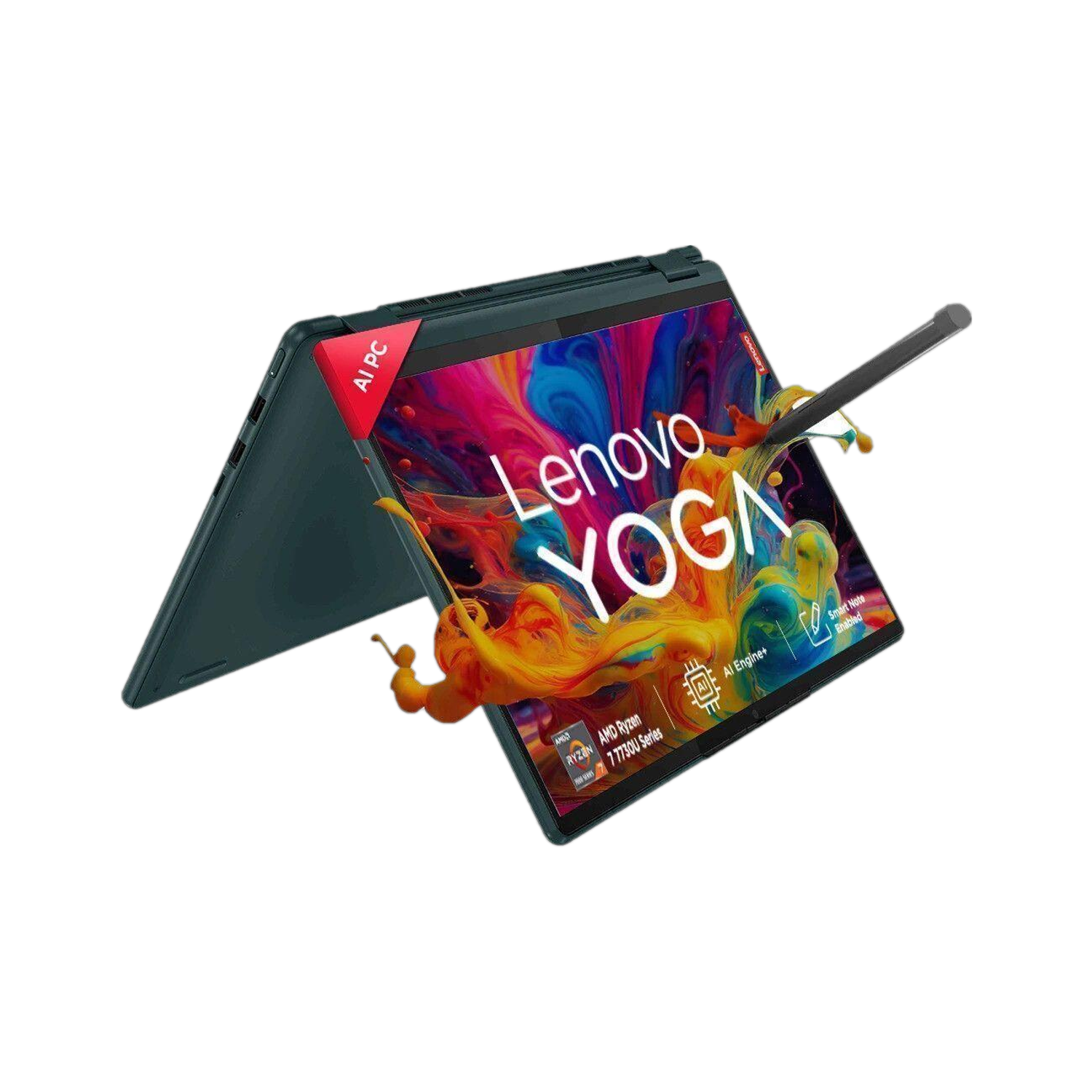Lenovo Yoga 6 with 1Yr ADP AMD Ryzen 7 Octa Core 7730U - (16 GB/1