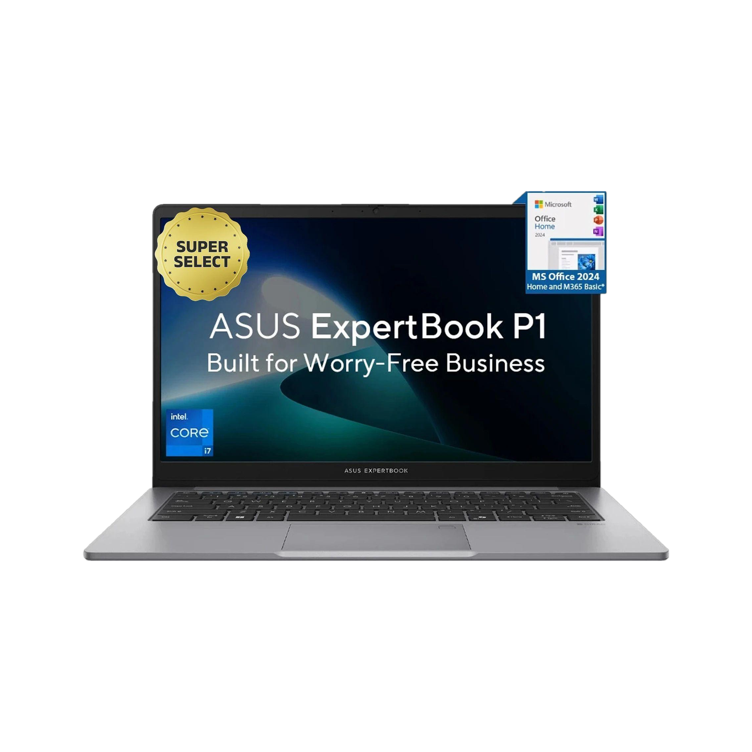 ASUS ExpertBook P1 with 1 Yr ADP Intel Core i7 13th Gen 13620H - (32 GB/512 GB SSD/Windows 11 Home) P1403CVA-S60940WS Thin and Light Laptop
