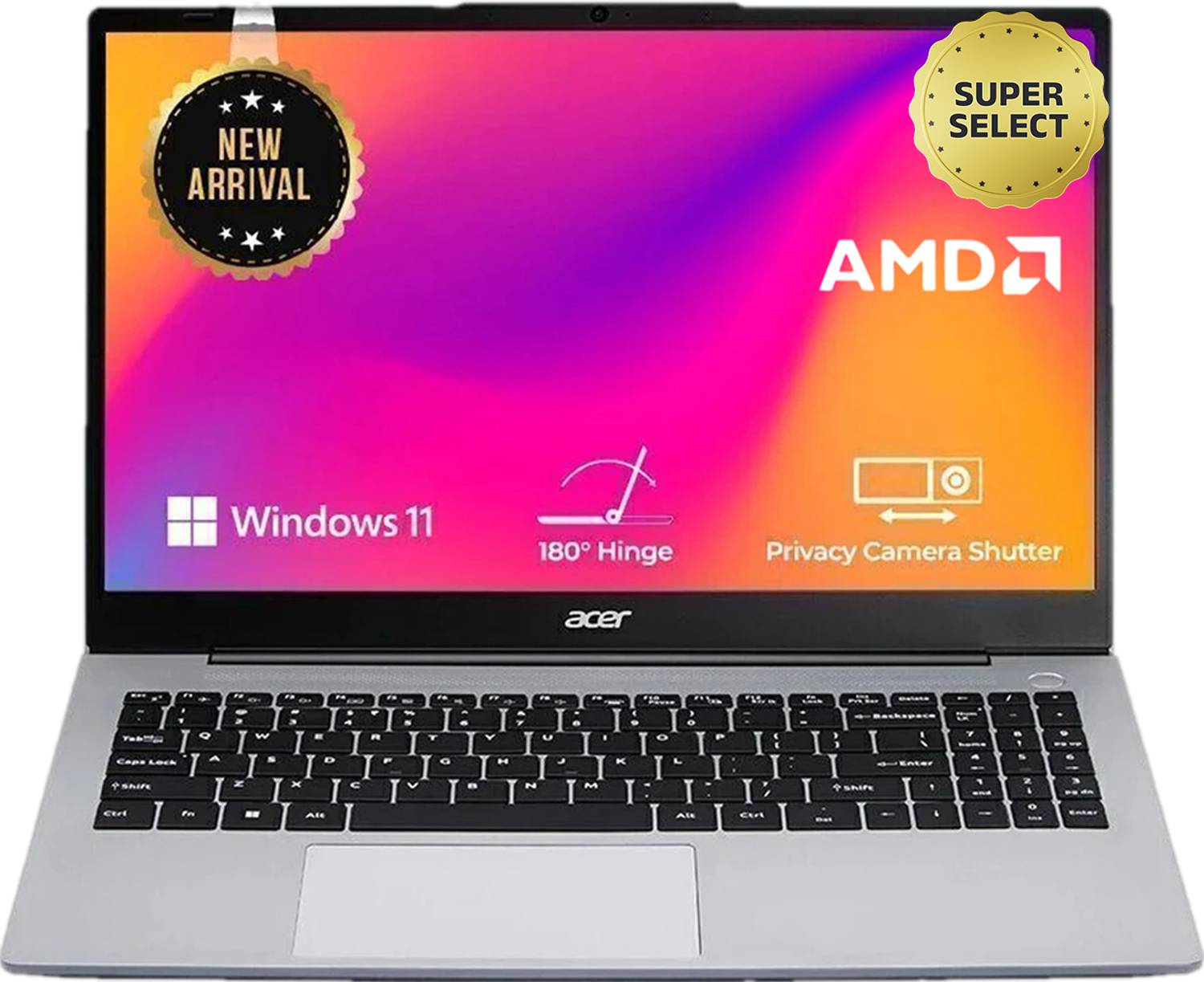 Acer Aspire 15 AMD Ryzen 5 Hexa Core 7430U 16GB/512GB SSD - Image 1