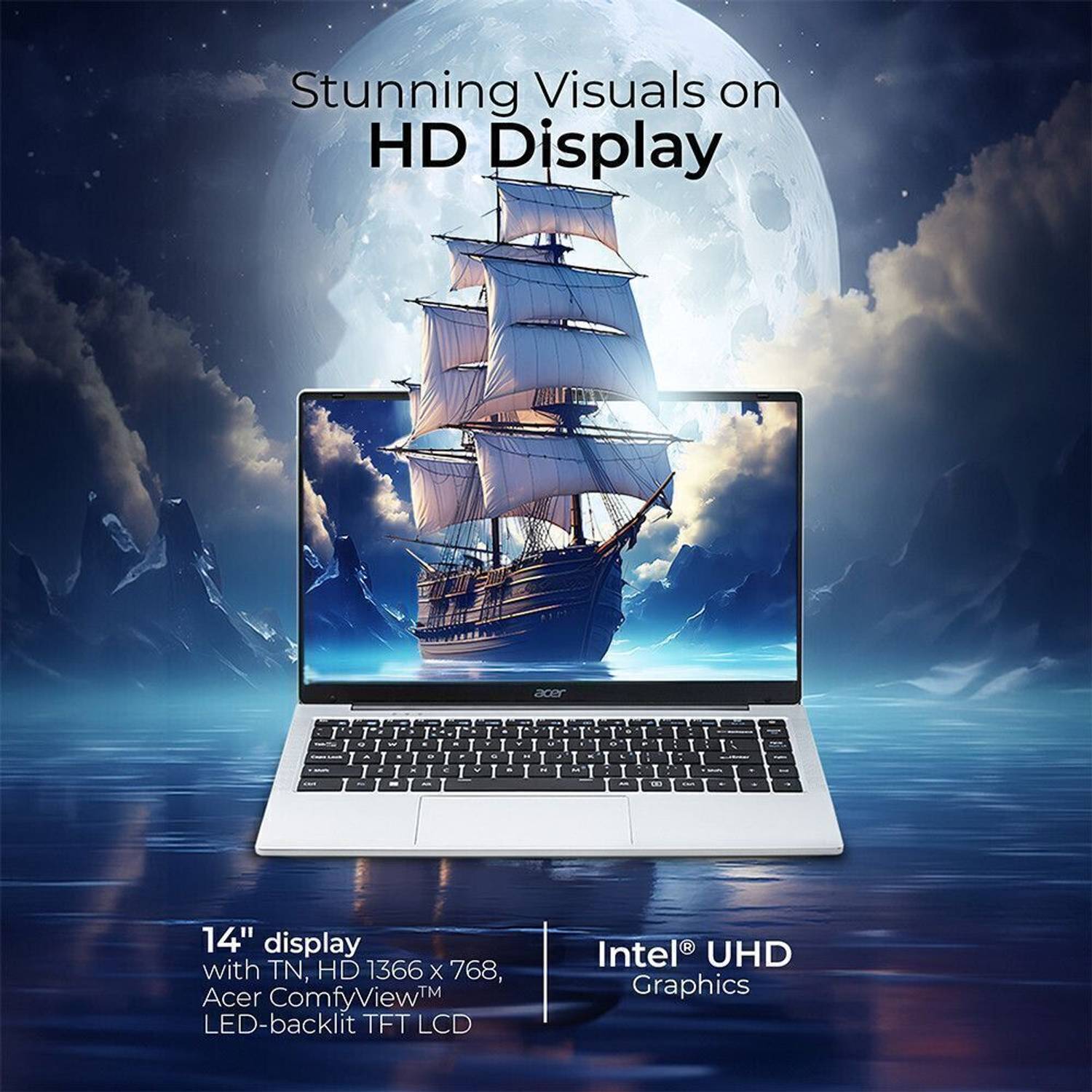 Acer Aspire Intel Celeron Dual Core N4500 - (12 GB/256 GB SSD Acer Aspire Intel Celeron Dual Core N4500 - (12 GB/256 GB SSD