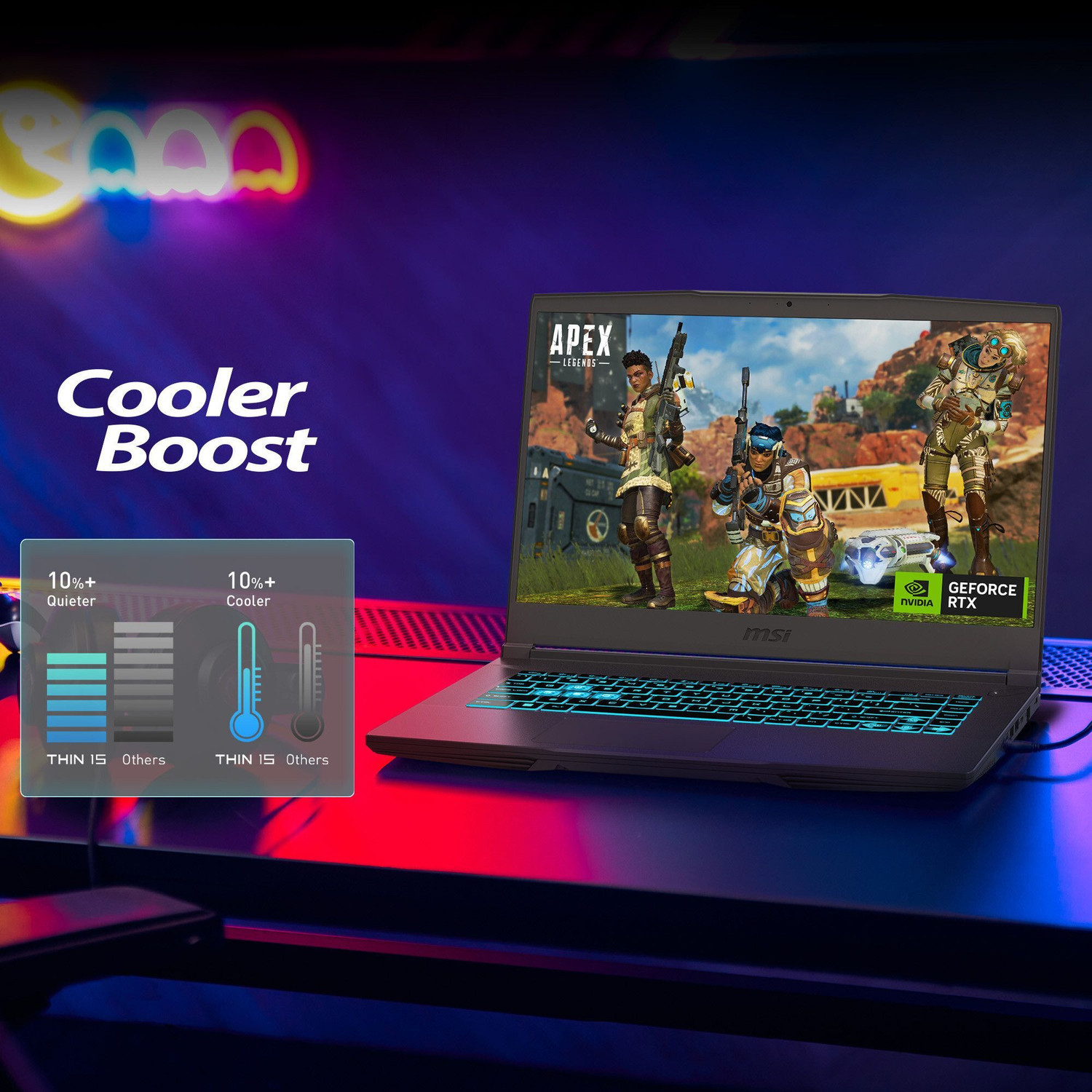 Image of MSI Thin 15 Intel Core i5 13th Gen 13420H - (16 GB /512 GB SSD /Windows 11 Home /6 GB Graphics /NVIDIA GeForce RTX 3050 /144 Hz) THIN 15 B13UDX-129IN | Thin 15 B13UDX-3223IN Gaming Laptop