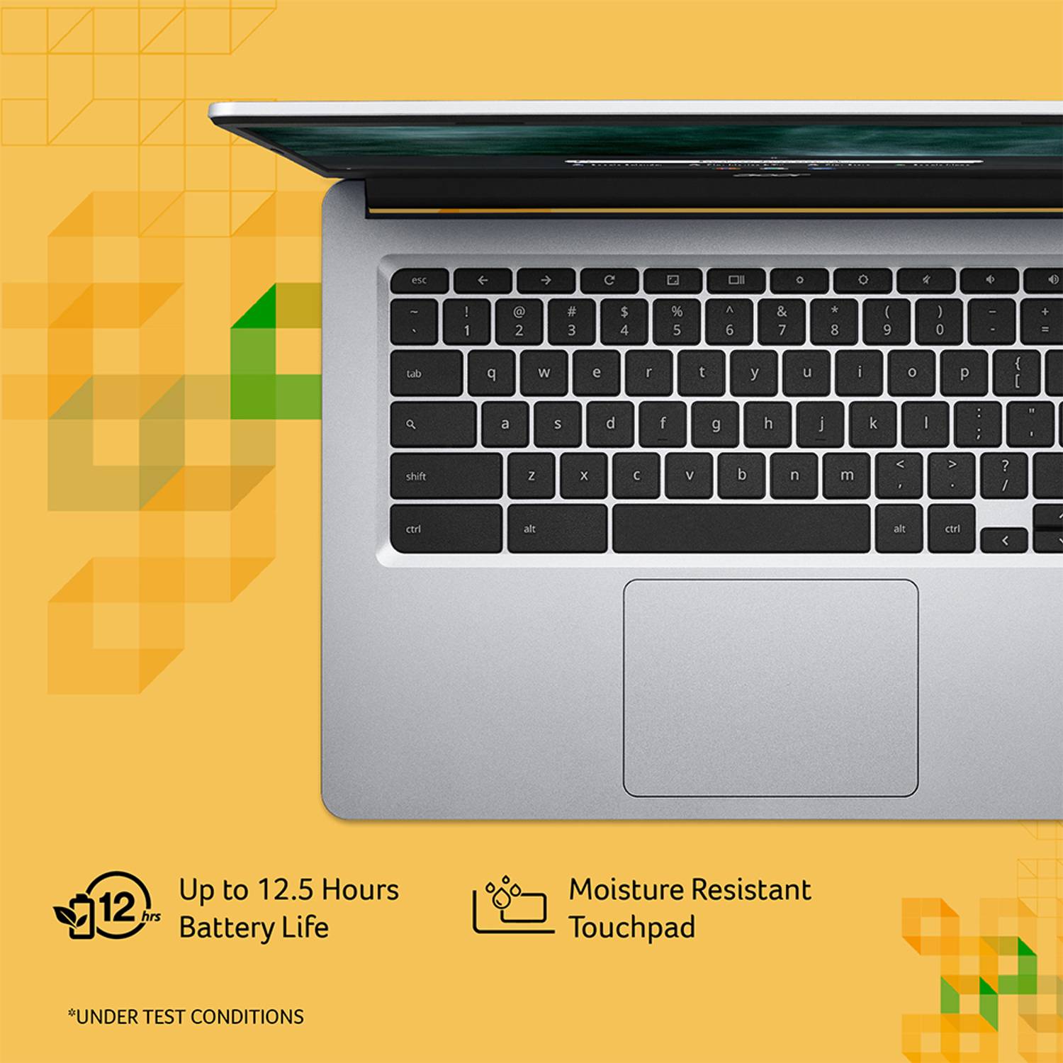 Acer Chromebook Intel Celeron N4500 8GB 128GB Silver - Image 5