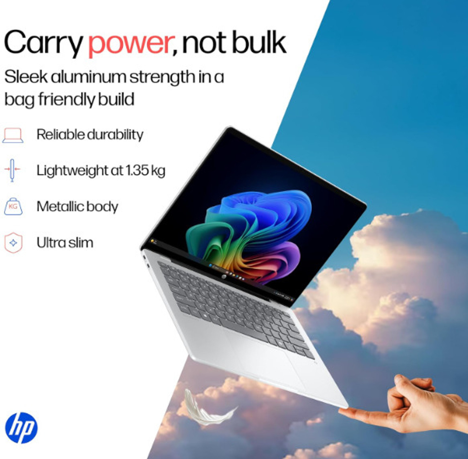 Image of HP OmniBook 5 OLED {2026} Snapdragon X - (16 GB /512 GB SSD /Windows 11 Home) 14-he0014qu Thin and Light Laptop