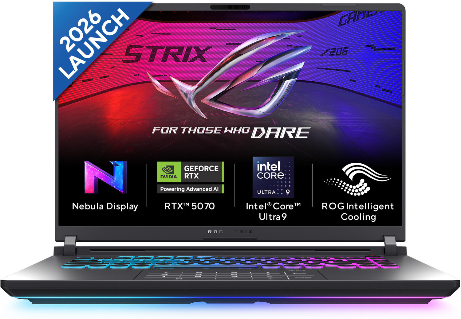Image of ASUS ROG Strix G16 (2026) Intel Core Ultra 9 290HX Plus - (32 GB /1 TB SSD /Windows 11 Home /8 GB Graphics /NVIDIA GeForce RTX 5070 /300 Hz) G615LP-TS210WS Gaming Laptop