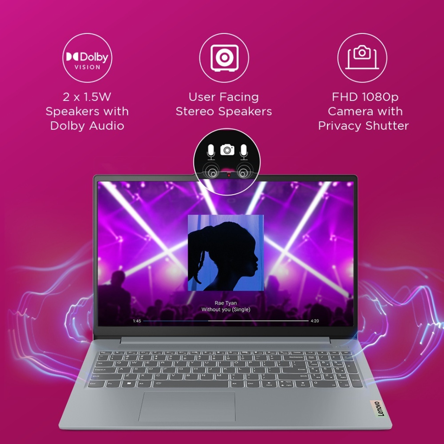 Image of Lenovo IdeaPad Slim 3 Intel Core i3 13th Gen 1315U - (8 GB /512 GB SSD /Windows 11 Home) IdeaPad Slim 3 15IRU8 Thin and Light Laptop