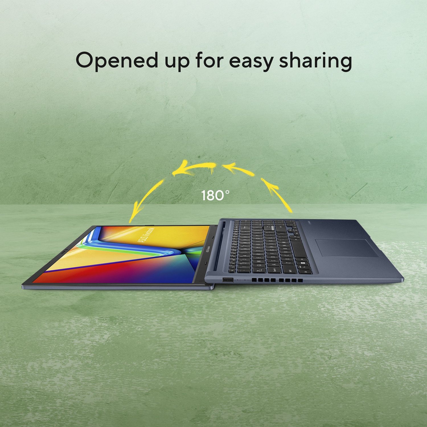 Image of ASUS Vivobook 15 (2025) with Office 2024 + M365 Basic*, AMD Ryzen 7 Octa Core 7730U - (16 GB /512 GB SSD /Windows 11 Home) M1502YA-BQ989WS Thin and Light Laptop