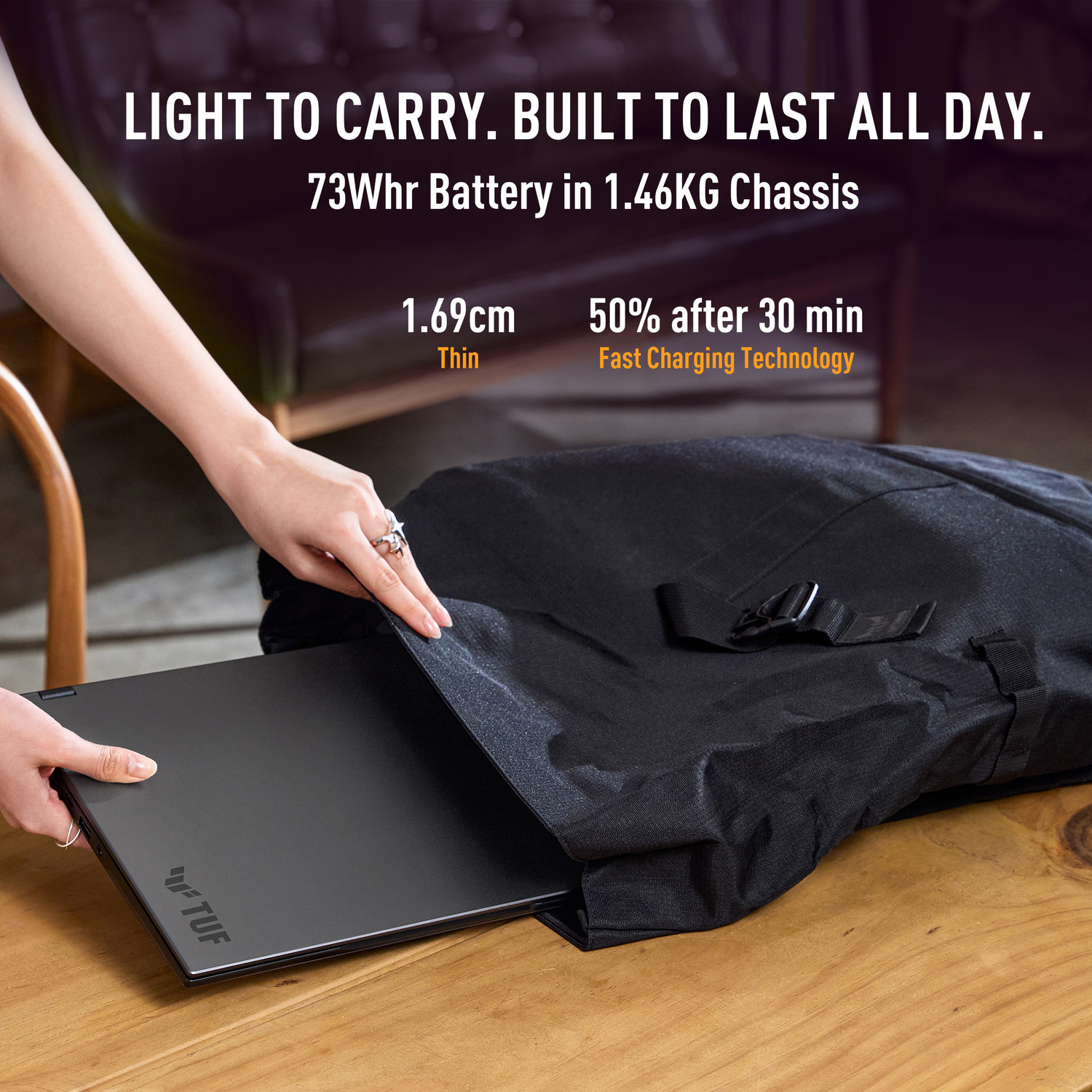 Image of ASUS TUF Gaming A14 (2026) AMD Ryzen AI 9 10 Core 465 - (16 GB /512 GB SSD /Windows 11 Home /8 GB Graphics /NVIDIA GeForce RTX 5060 /165 Hz) FA401GM-RG038WS Gaming Laptop