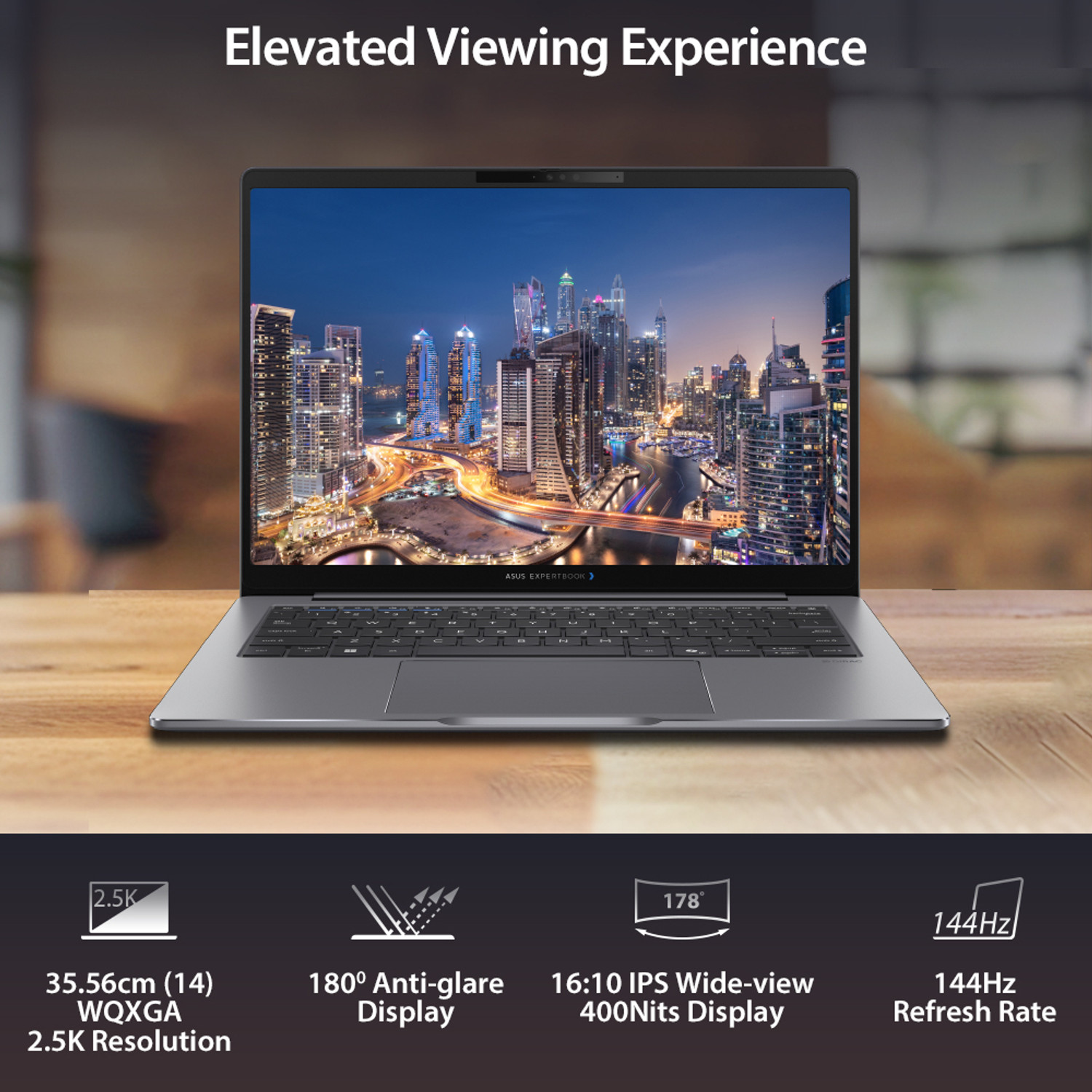 Image of ASUS Expertbook P5 Full metal AI PC with 1 Yr ADP Intel Core Ultra 7 356H - (32 GB /1 TB SSD /Windows 11 Home) P5405CAA-NZ0099WS Laptop