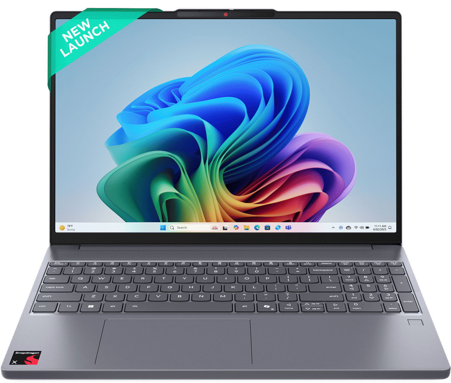 Image of Lenovo IdeaPad Slim 3 Snapdragon X - (16 GB /512 GB SSD /Windows 11 Home) 83N3002QIN Thin and Light Laptop