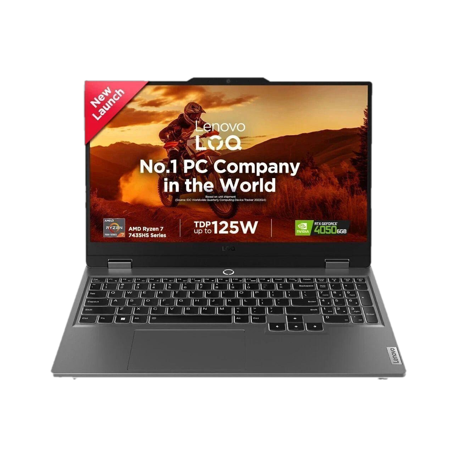 Lenovo LOQ AMD Ryzen 7 Octa Core 7435HS - (24 GB/512 GB SSD/Windows 11 Home/8 GB Graphics/NVIDIA GeForce RTX 4060/144 Hz/105 W) 15ARP9 Gaming Laptop