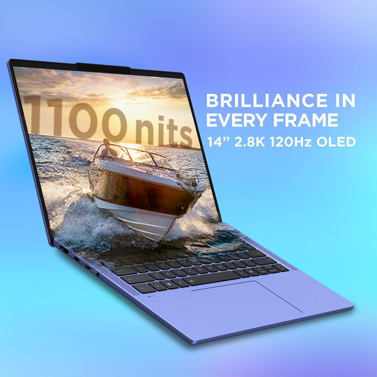 Image of MOTOROLA Motobook 60 Pro Full Metal OLED AI PC Intel Core Ultra 7 255 H - (32 GB /1 TB SSD /Windows 11 Home) Motobook 60 14IAH101 Thin and Light Laptop