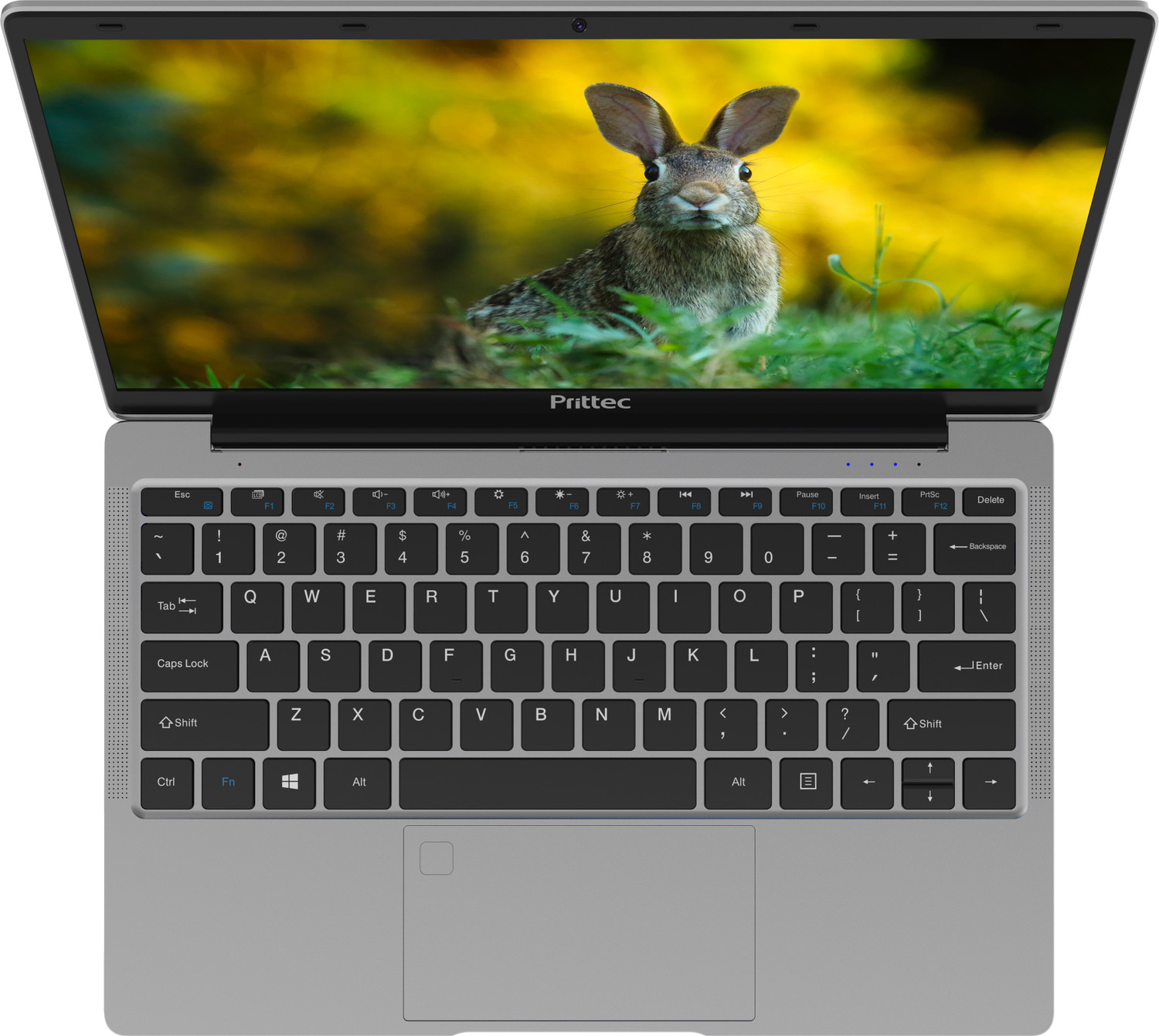 Image of Prittec MAXBOOK Intel Celeron Quad Core N4200 - (8 GB + 16 GB Optane /256 GB /256 GB HDD /256 GB SSD /Windows 11 Home /128 MB Graphics) N140 Thin and Light Laptop