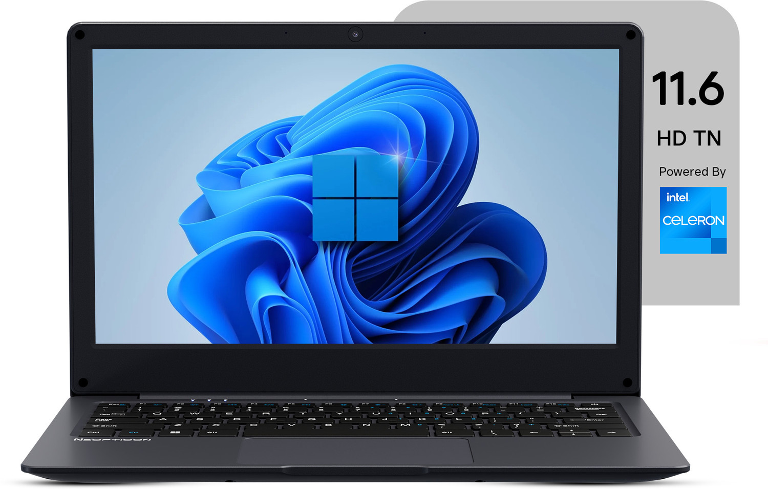 Image of Neopticon Ebook Intel Celeron Dual Core - (4 GB /128 GB SSD /128 GB EMMC Storage /Windows 11 Home) BBEN40412811 Notebook