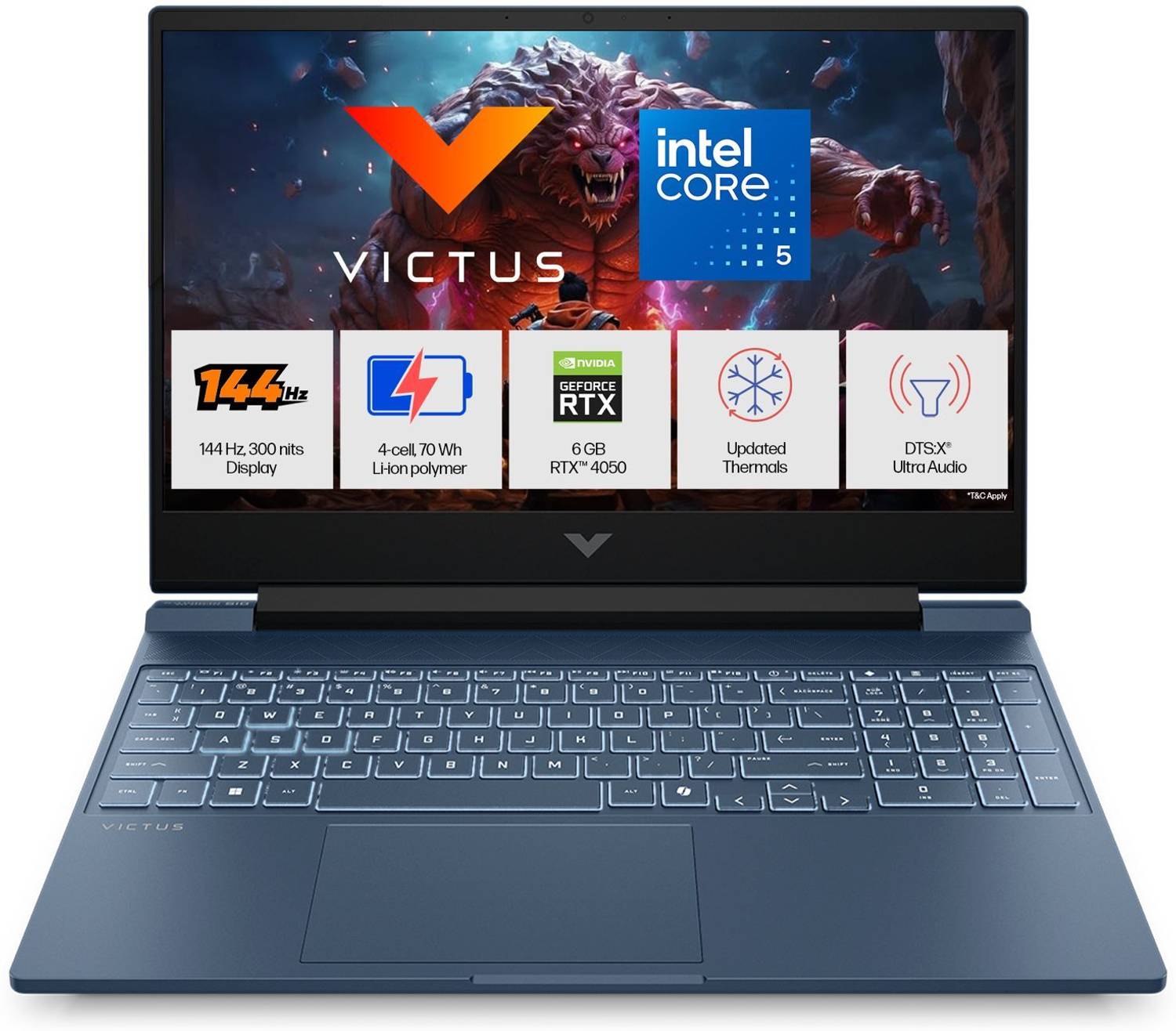 HP Victus (i5 14th Gen) Intel Core 5 210 H - (16 GB/512 GB SSD