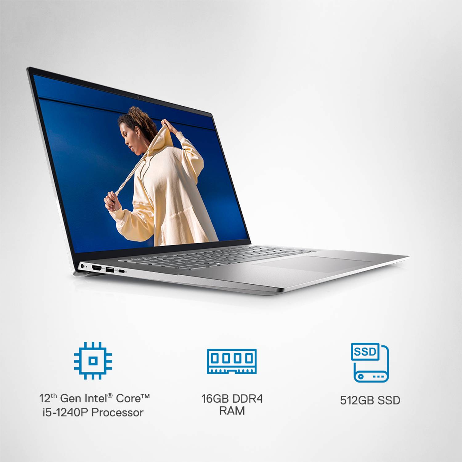 DELL Intel Core i5 12th Gen 1240P - (16 GB/512 GB SSD/Windows 11