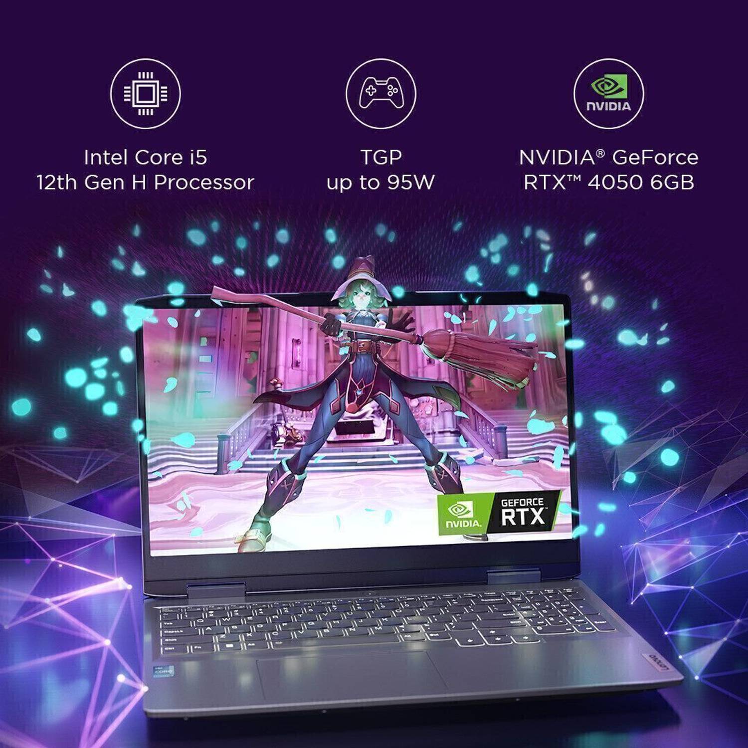 Lenovo LOQ 15IRH8D2 Intel Core i5 12th Gen 12450H Gaming Laptop - Image 2