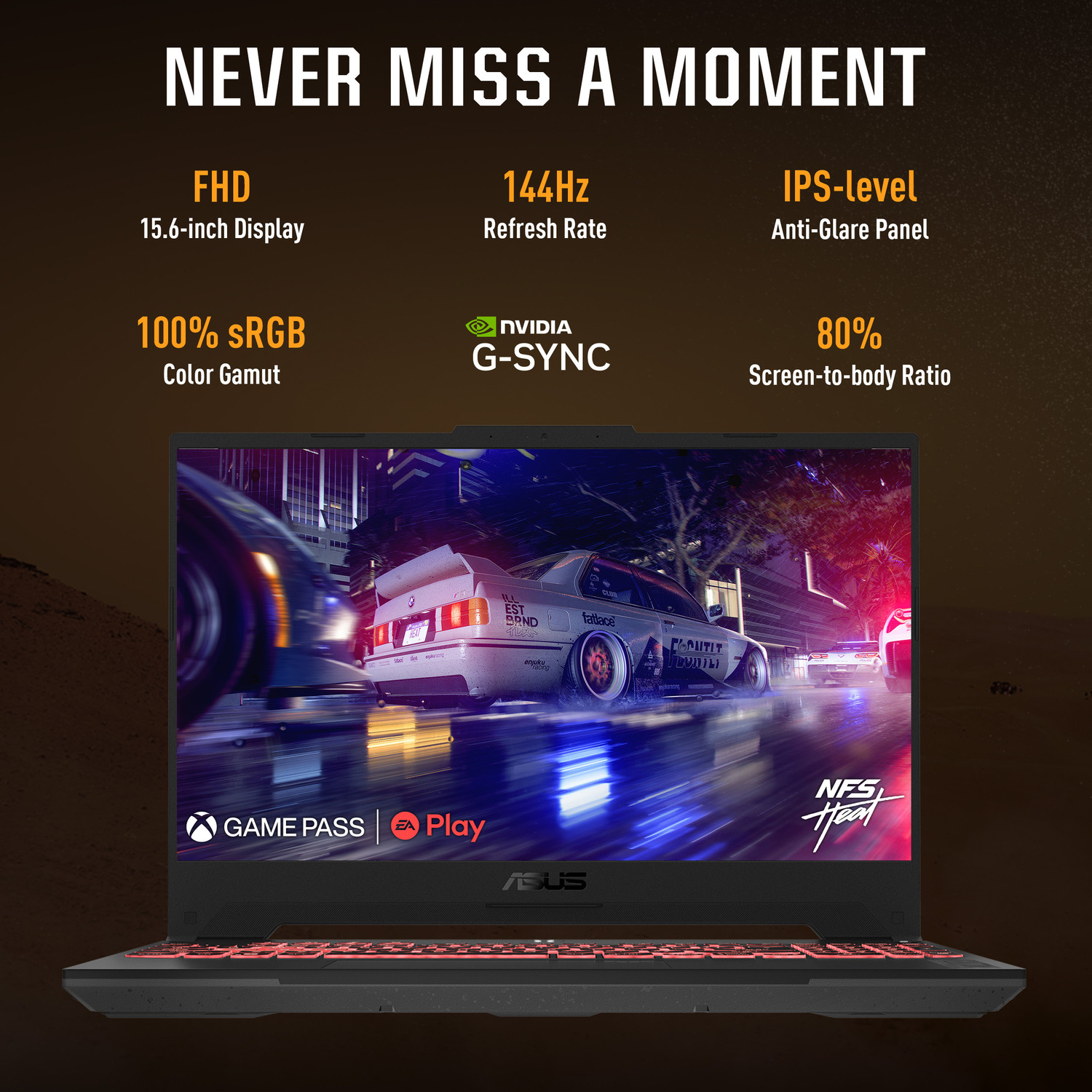 Image of ASUS TUF Gaming A15 AMD Ryzen 7 Octa Core 7435HS - (16 GB /512 GB SSD /Windows 11 Home /8 GB Graphics /NVIDIA GeForce RTX 4060) FA507NVR-LP104WS Gaming Laptop