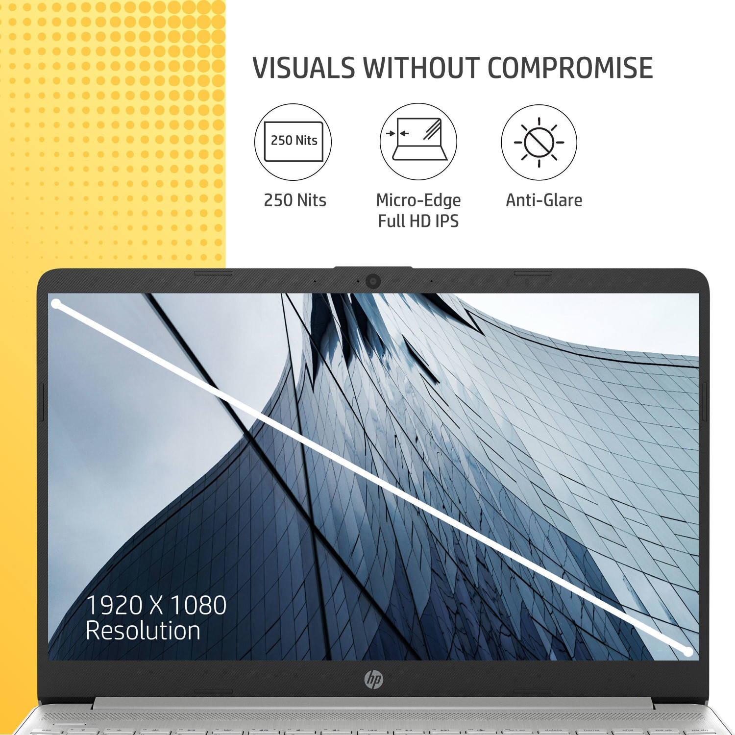 Image of HP 15s Intel Core i5 12th Gen 1235U - (16 GB /512 GB SSD /Windows 11 Home) 15s-fq5112TU Thin and Light Laptop