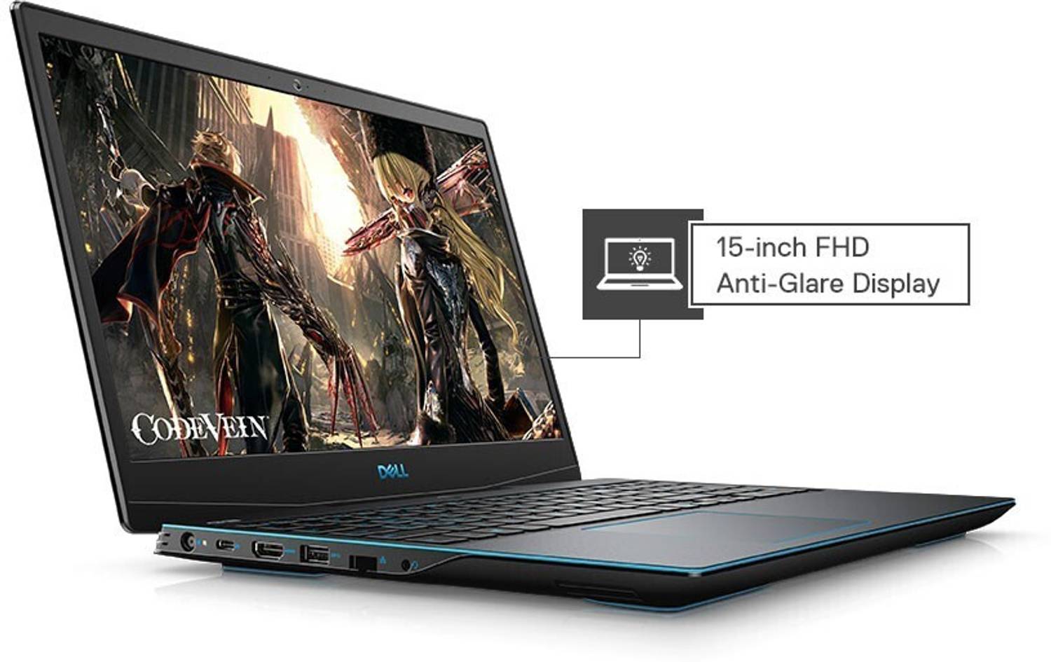Notebook Gamer Dell G3-3590-A50P, 9ª Geração Intel Core i5-9300h, 8GB RAM, 512GB SSD, NVI GTX
