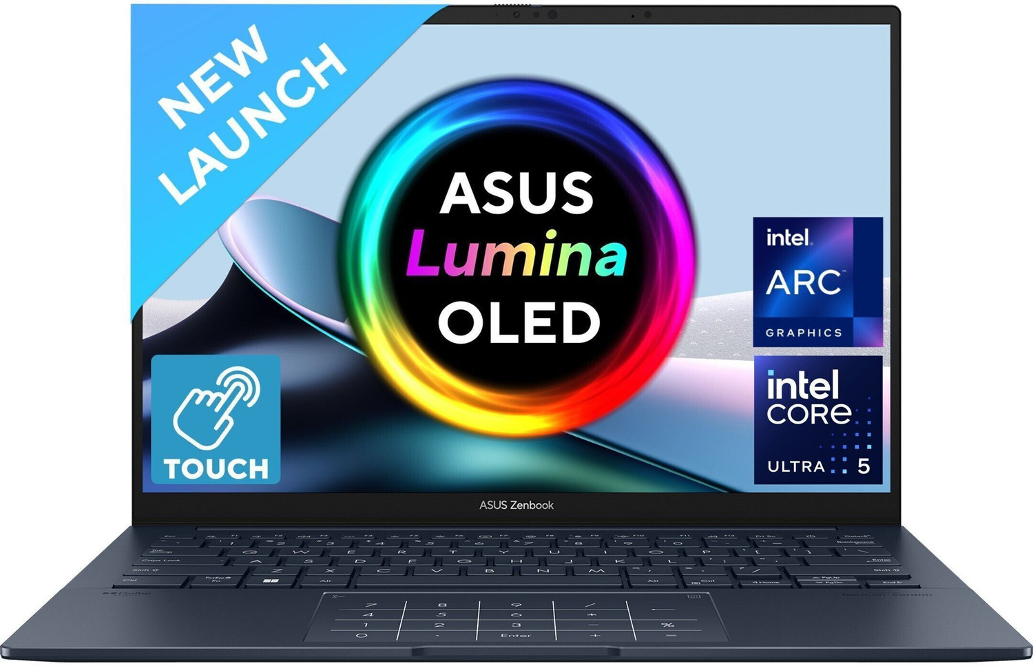 Image of ASUS Zenbook 14 OLED AI PC Intel Core Ultra 7 155H - (16 GB /1 TB SSD /Windows 11 Home) UX3405MA-PZ752WS Thin and Light Laptop