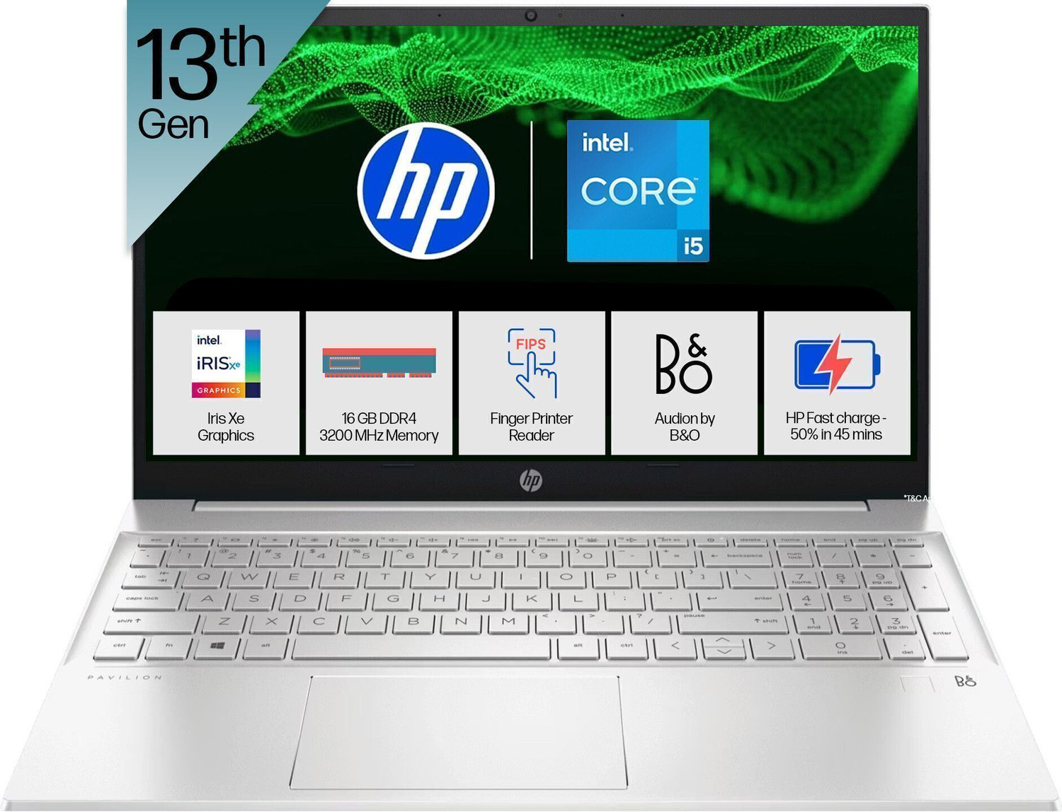 Image of HP Pavilion Intel Core i5 13th Gen 1340P - (16 GB /512 GB SSD /Windows 11 Home) 15-eg3079TU Thin and Light Laptop