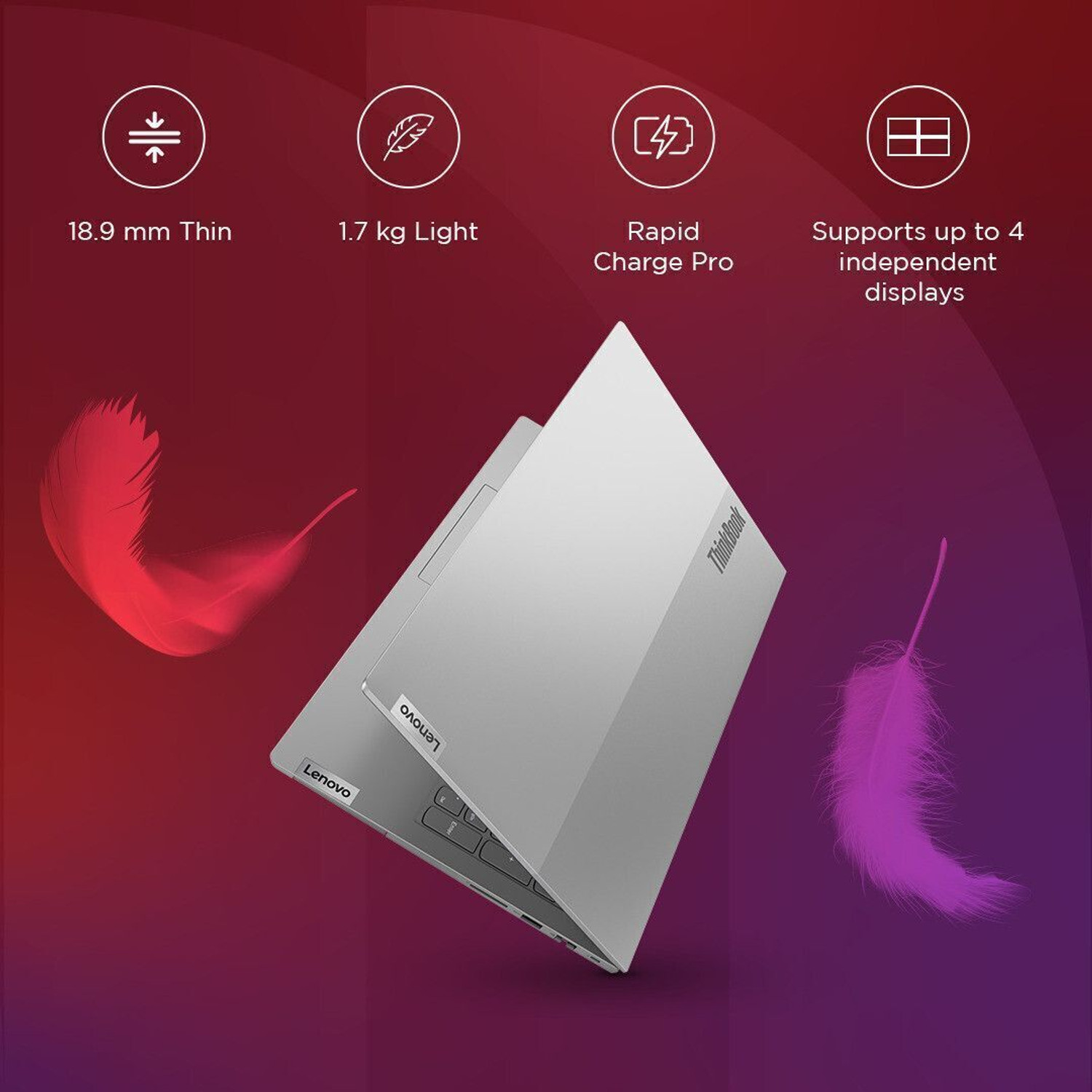 Image of Lenovo ThinkBook 15 G5 AMD Ryzen 5 Hexa Core 7530U - (16 GB /512 GB SSD /Windows 11 Home) ThinkBook 15 G5 Thin and Light Laptop