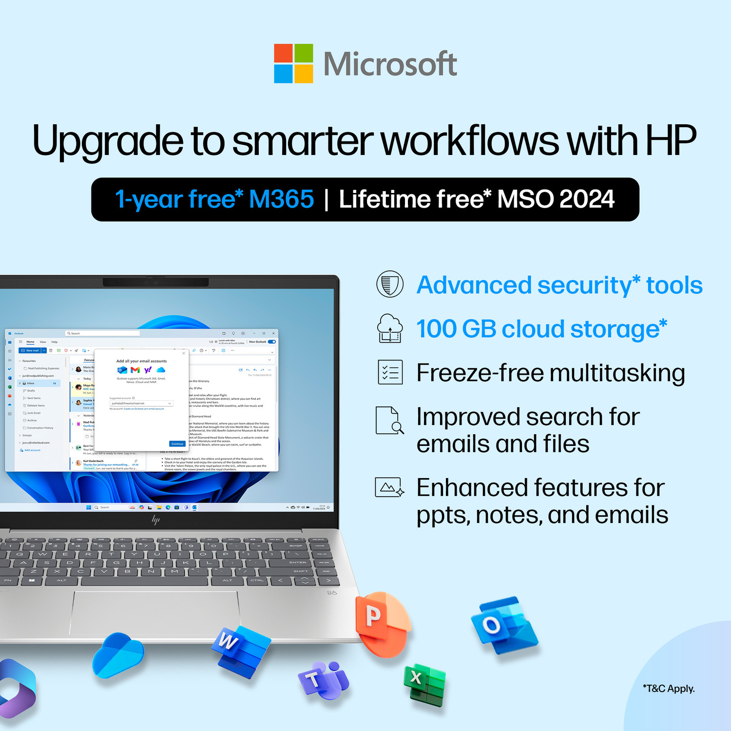 Image of HP Pavilion Plus MSO 2024 Intel Core i5 13th Gen 1335U - (16 GB /512 GB SSD /Windows 11 Home) 14-ew0107TU Thin and Light Laptop